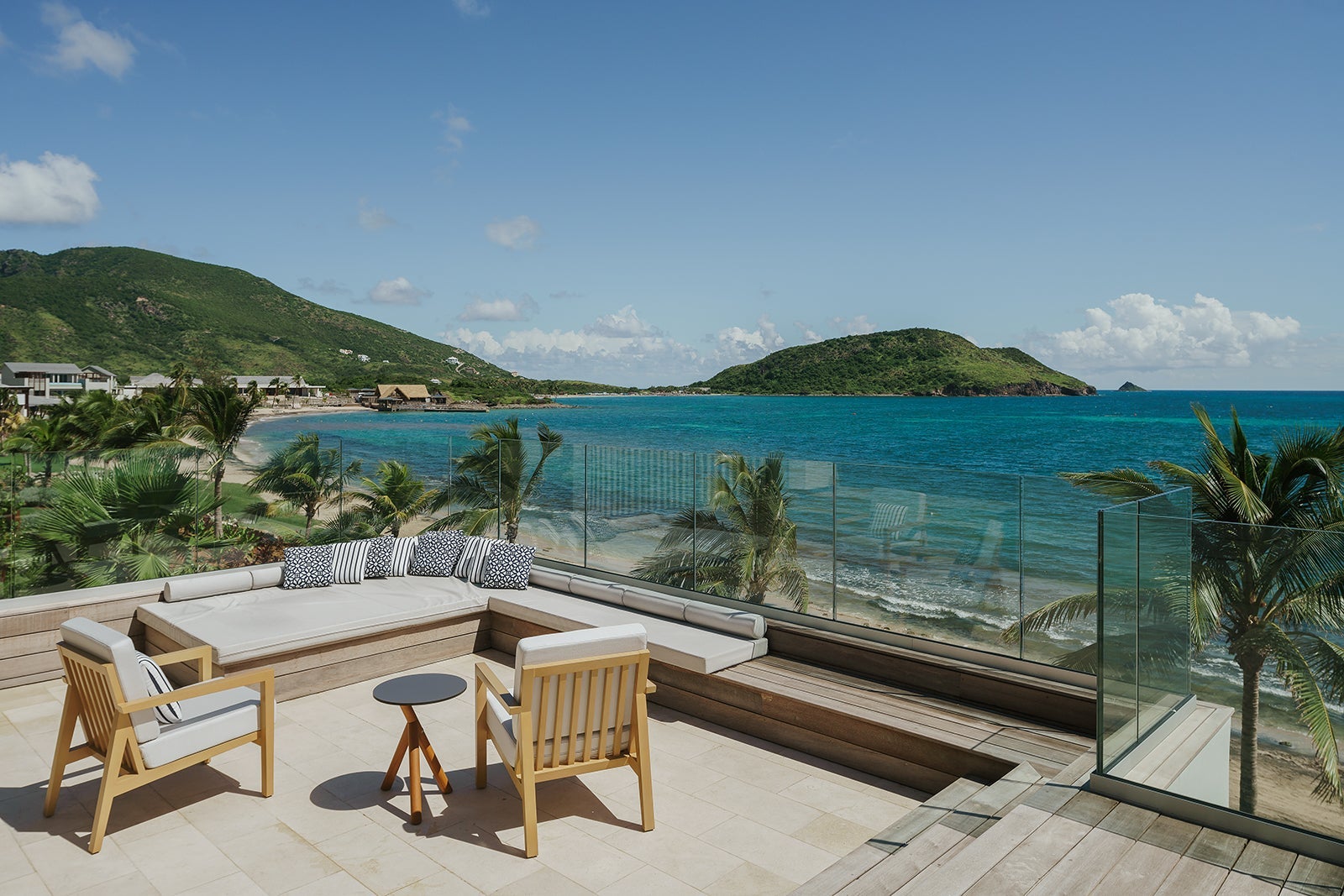 terrace over ocean