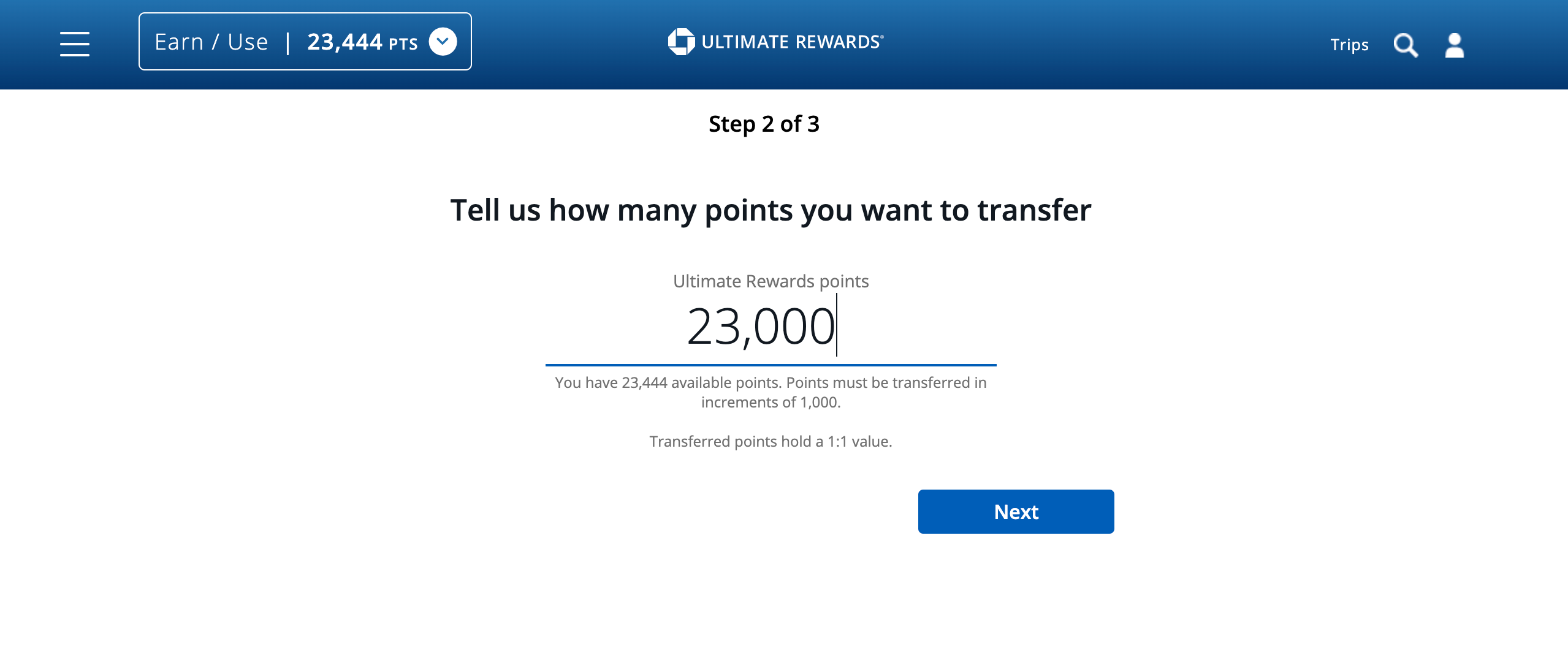 Transferring UR points to Flying Blue