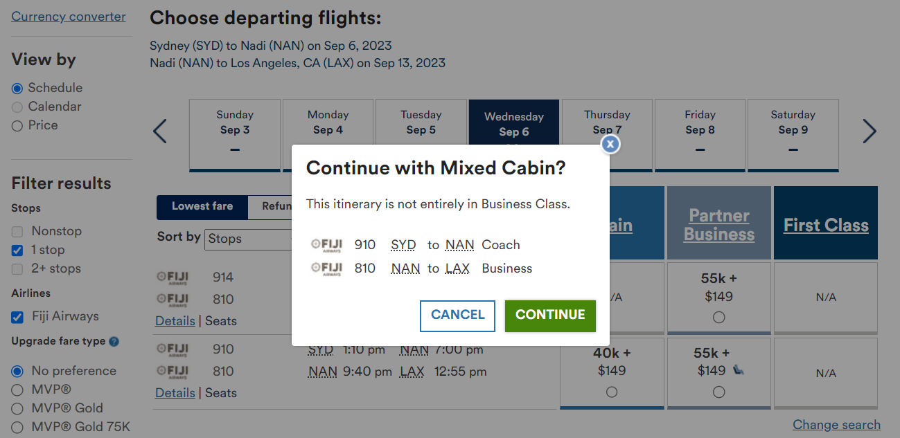Booking award through Alaska Mileage Plan