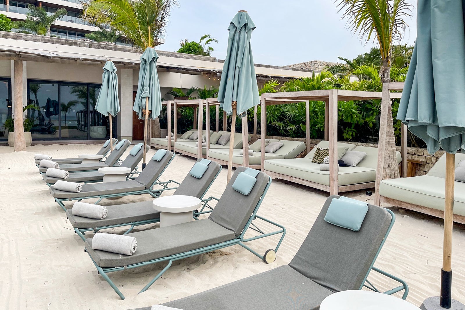 Seaside Beach Club pool at Secrets Impression Moxche Playa del Carmen