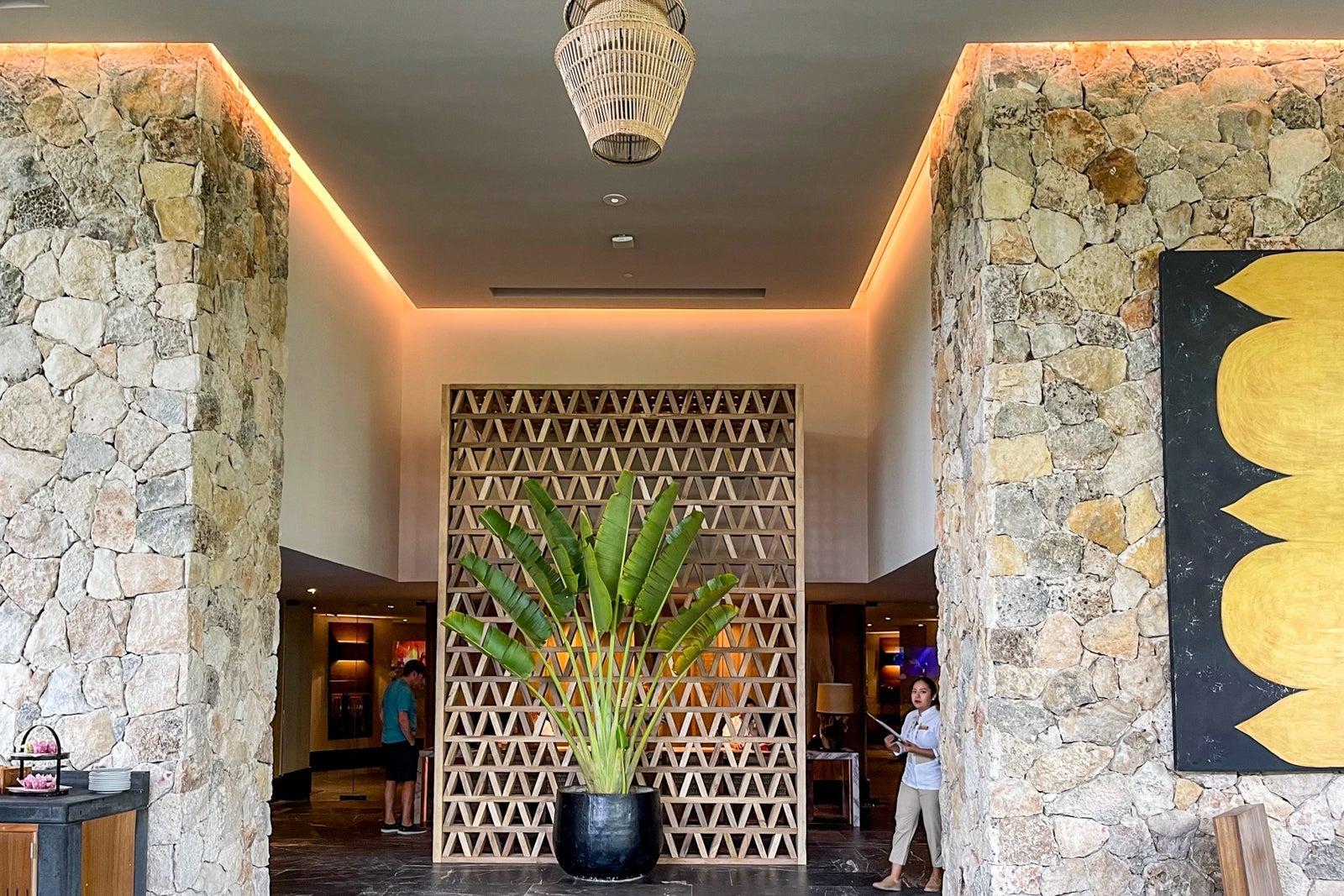 Check-in area for Secrets Impression Moxche Playa del Carmen