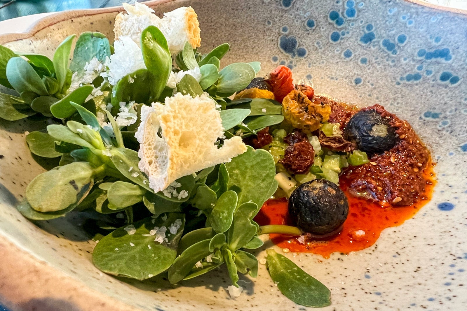 Tomato salad. Teodoro at Secrets Impression Moxche