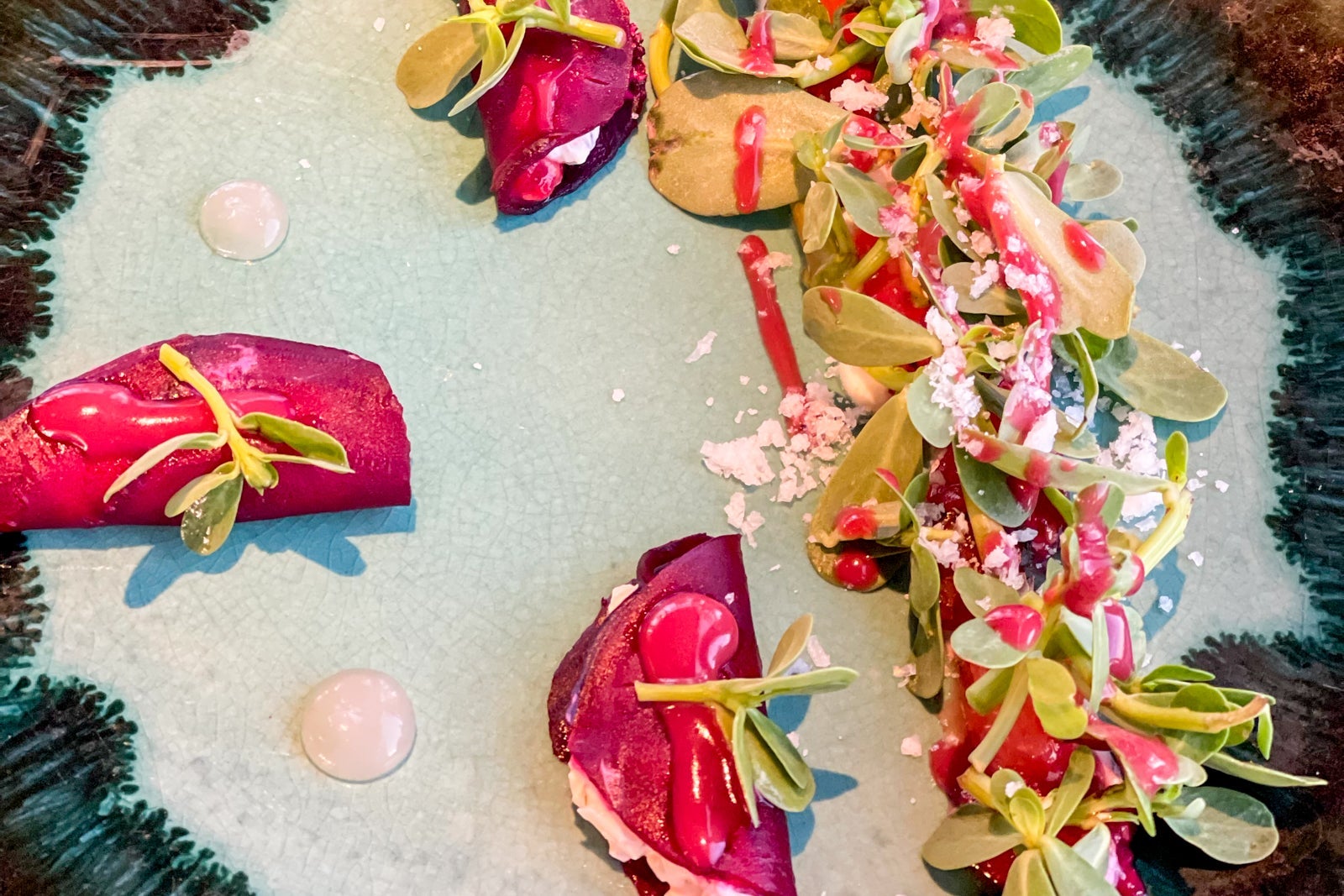 Beet salad. Teodoro at Secrets Impression Moxche