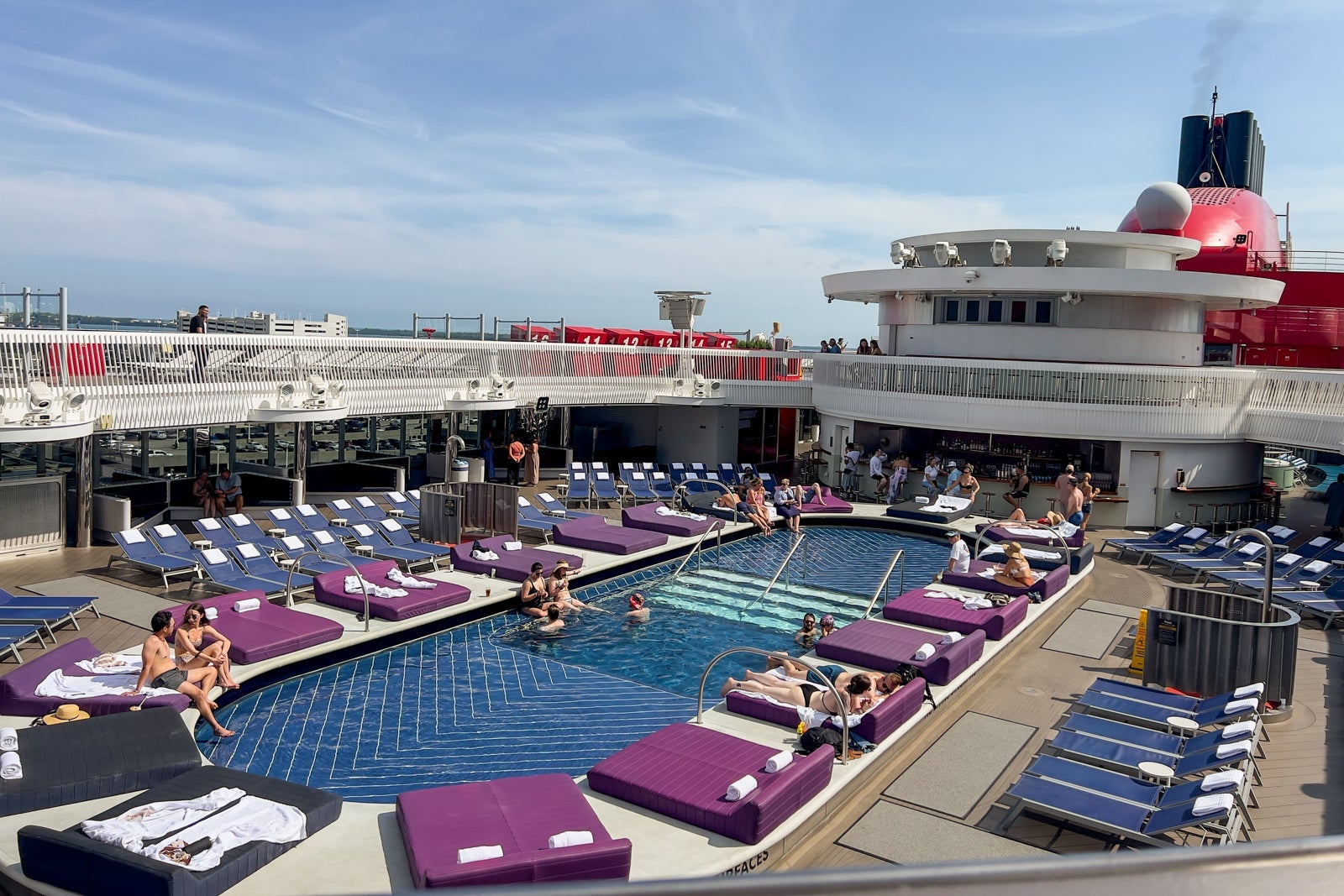 Pool in Scarlet Lady
