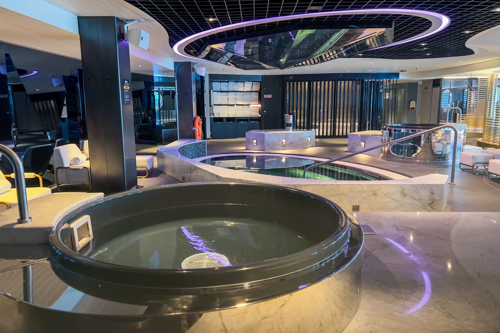 Cruise ship spa