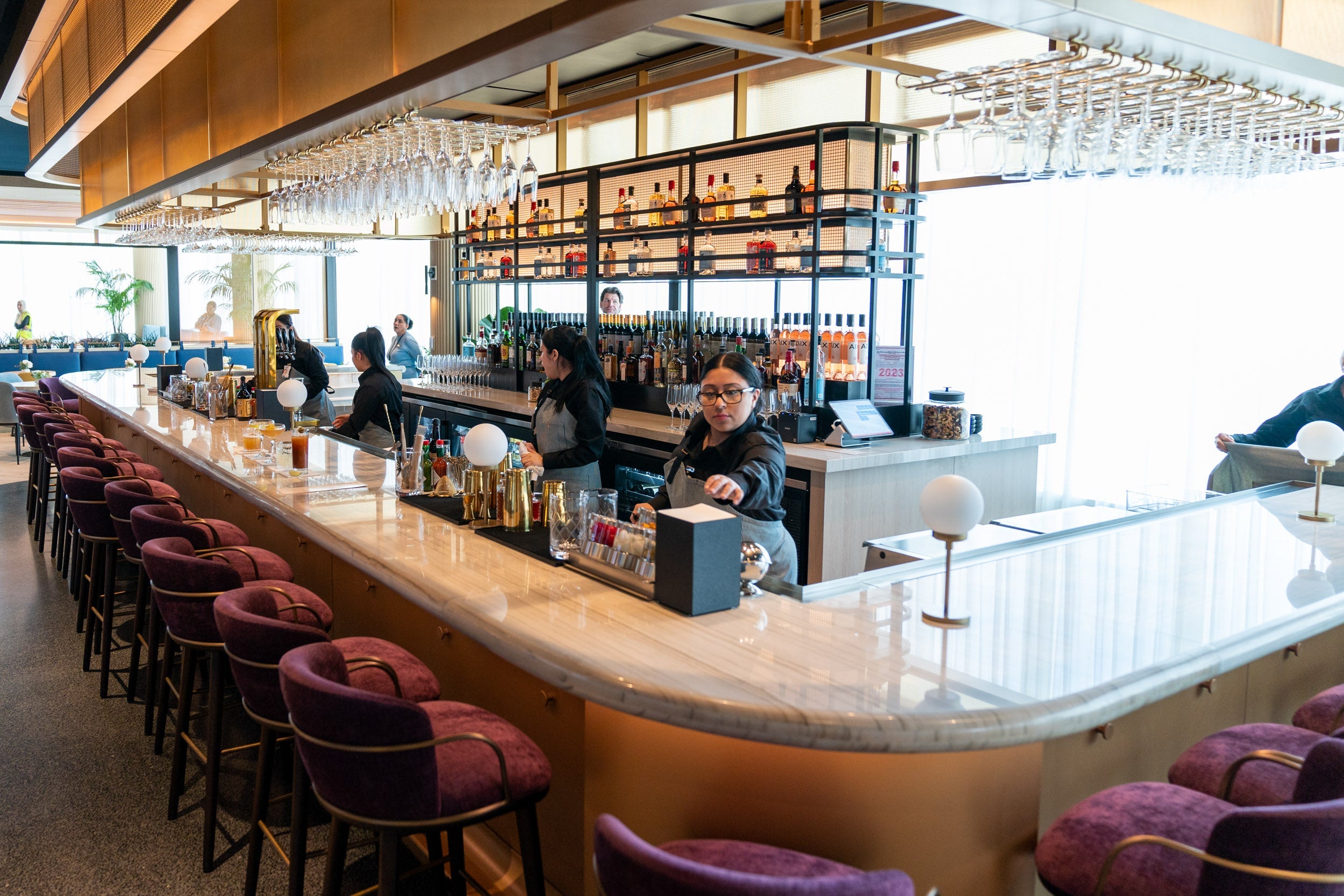 A Priority Pass airport lounge