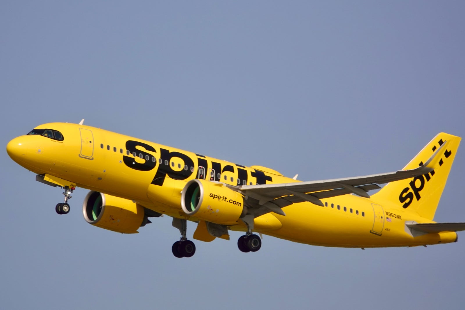 Spirit Airbus A320neo Boston Logan BOS