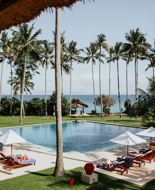 Hyatt poolside