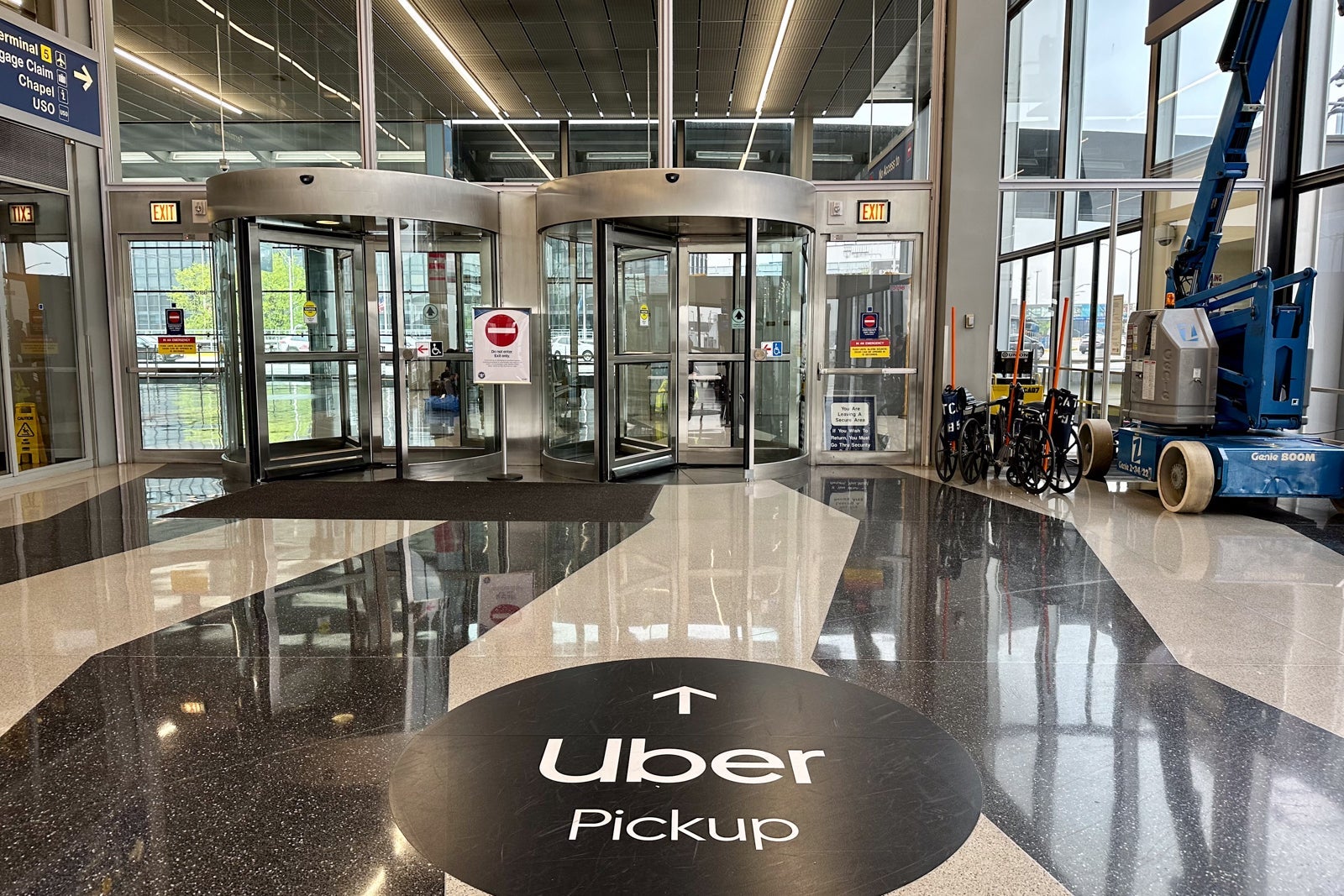 Uber airport pick-up
