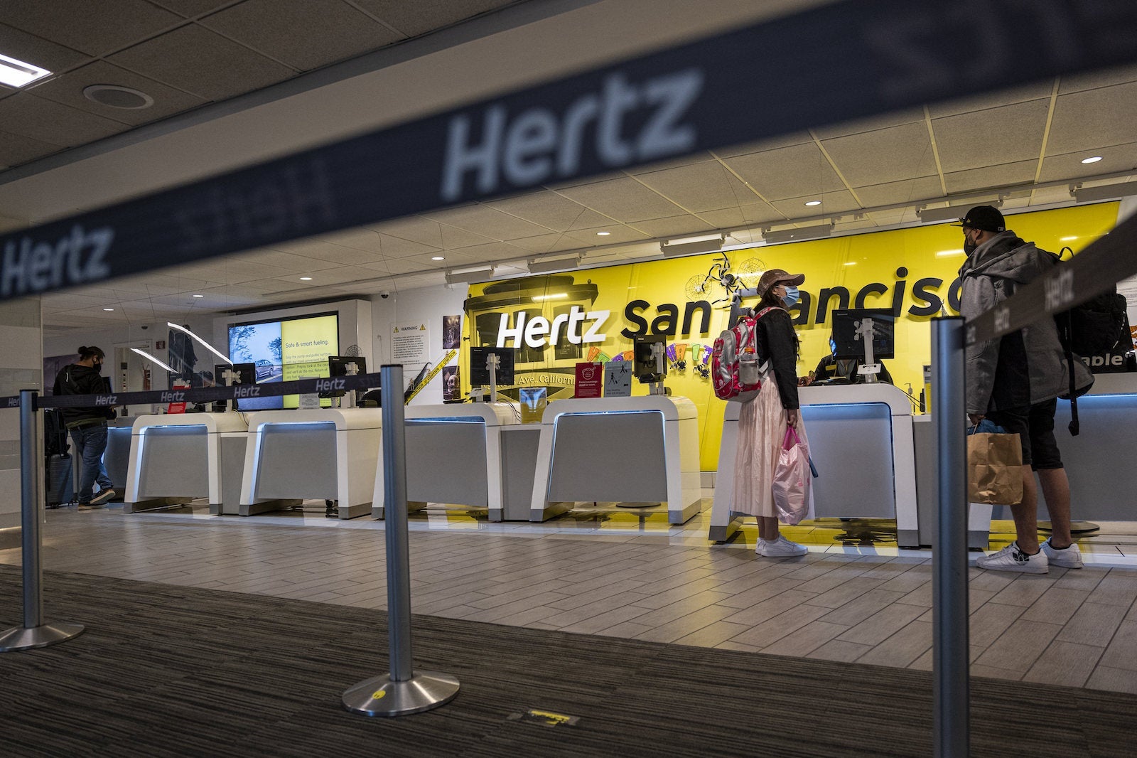 Hertz counter San Francisco