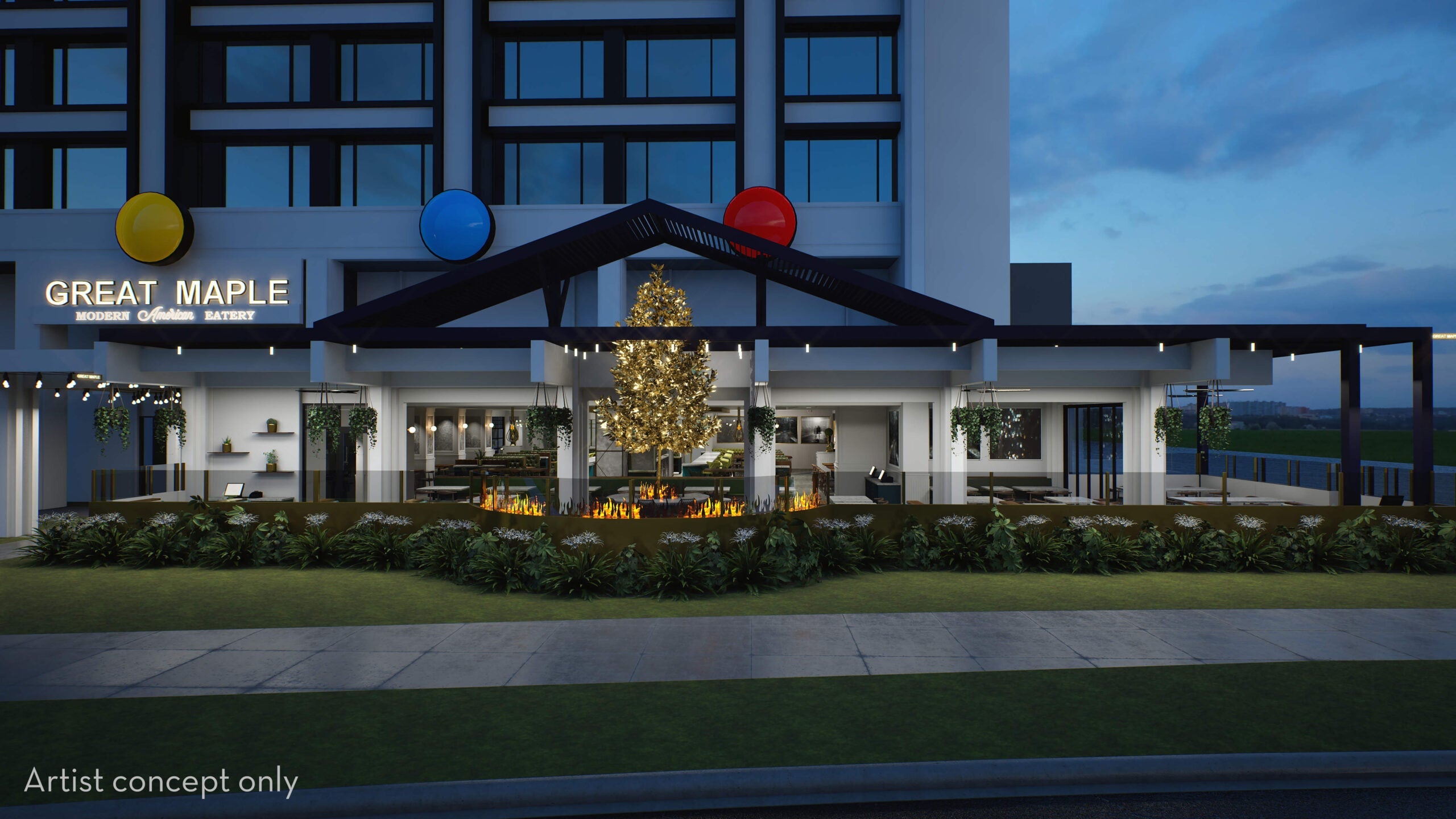 Great Maple restaurant at Pixar Place Hotel