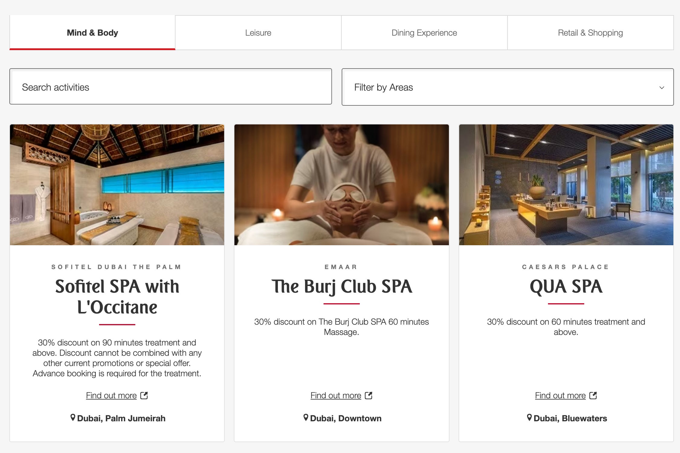 An image of My Emirates' Pass offers on Emirates.com