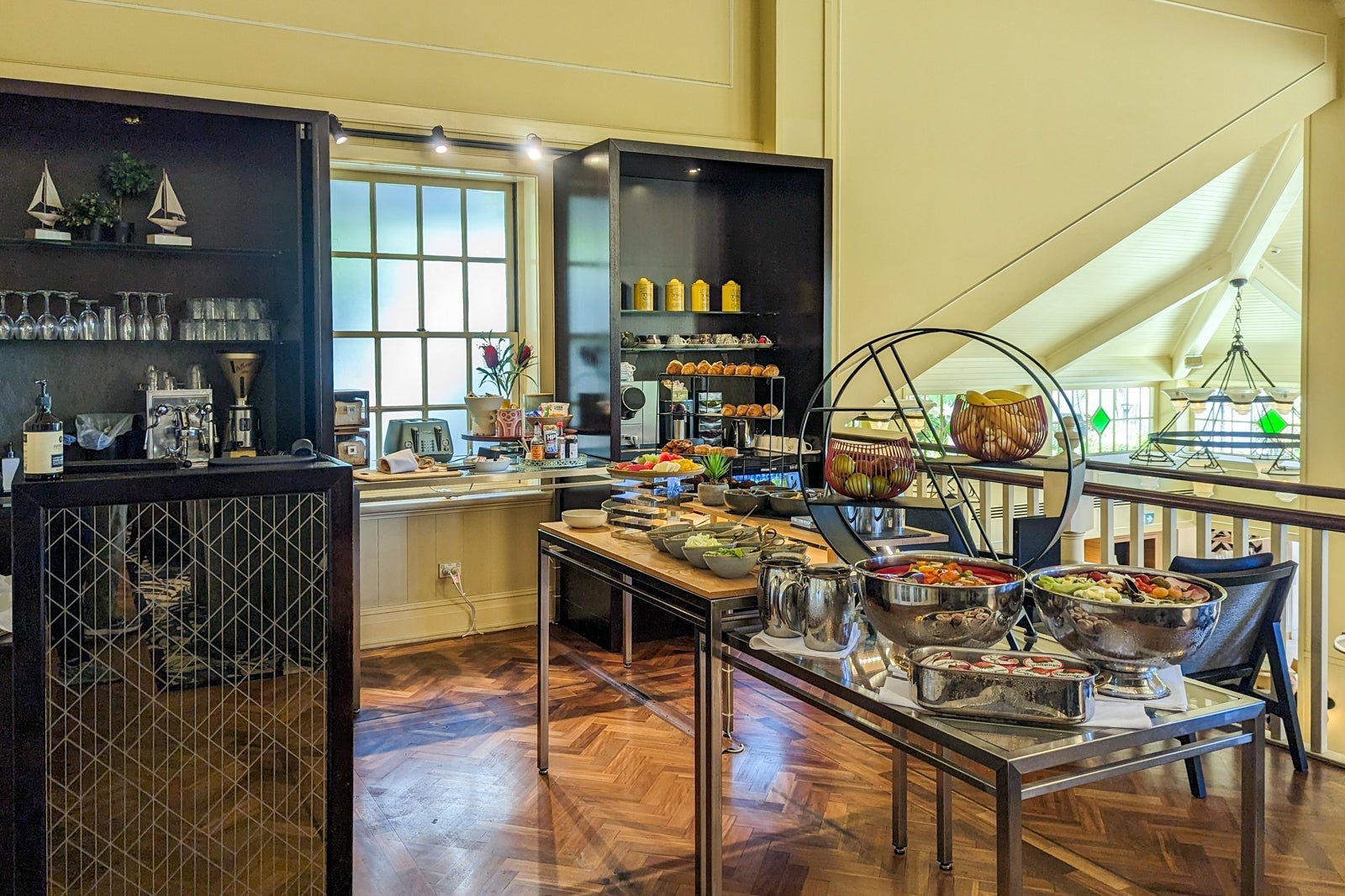 Food in the Club InterContinental Lounge at the InterContinental Sanctuary Cove Resort
