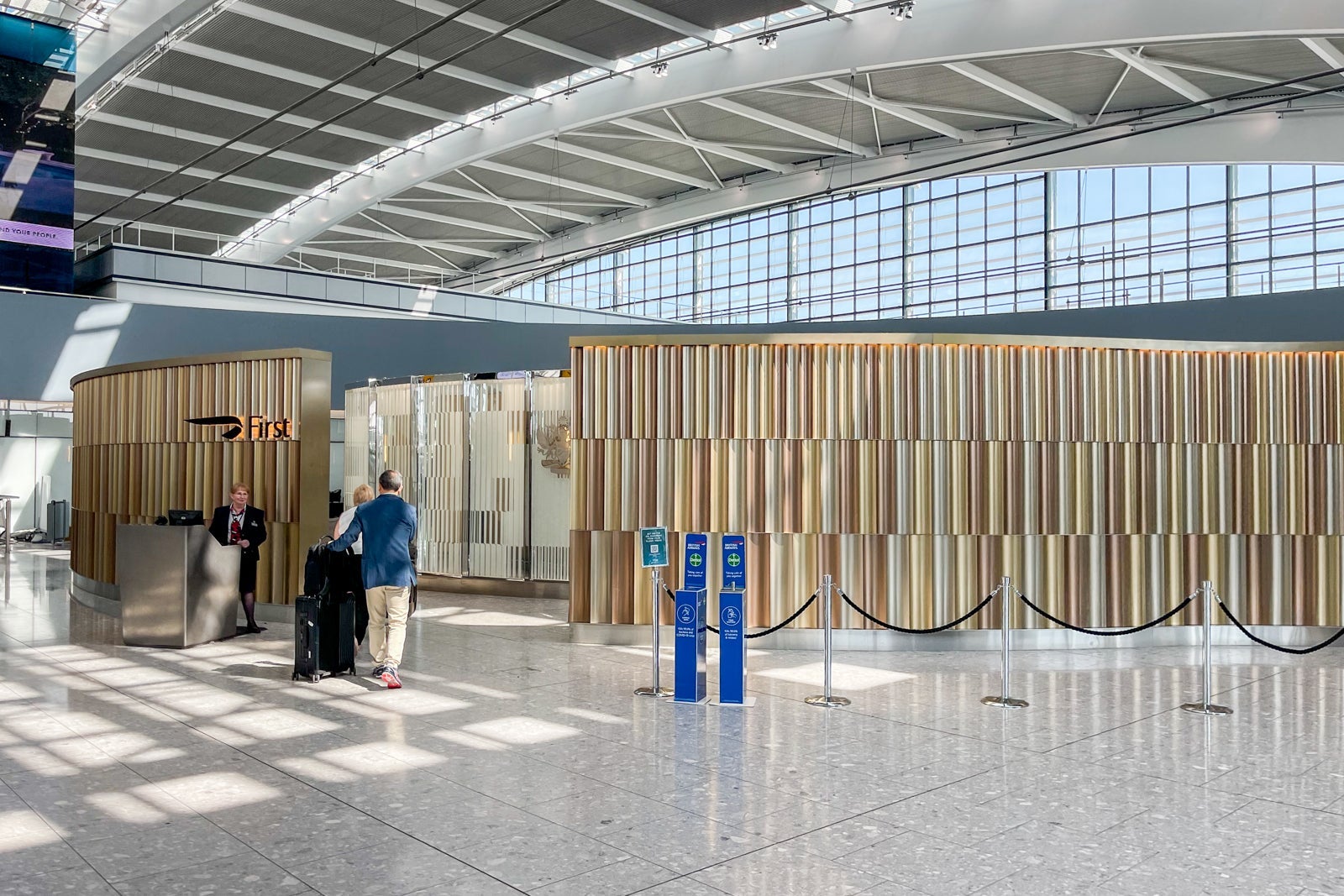BA first class check in