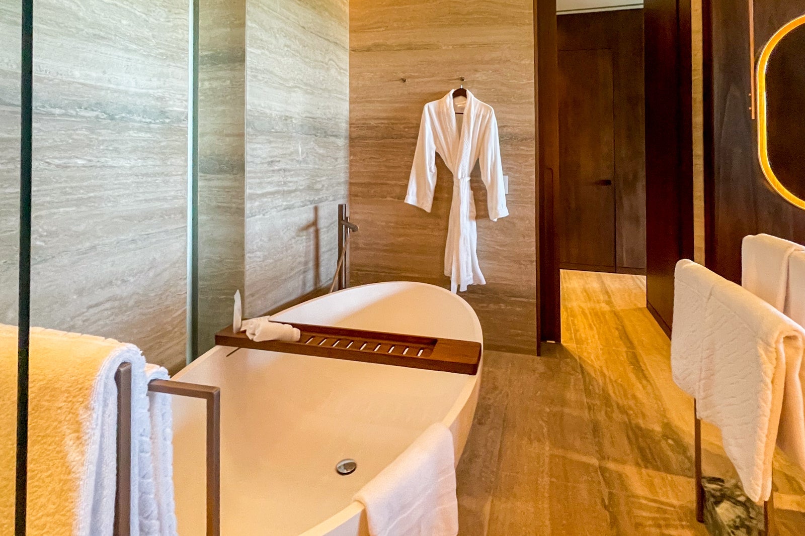 Grand Luxe soaking tub. St. Regis Kanai Resort, Riviera Maya