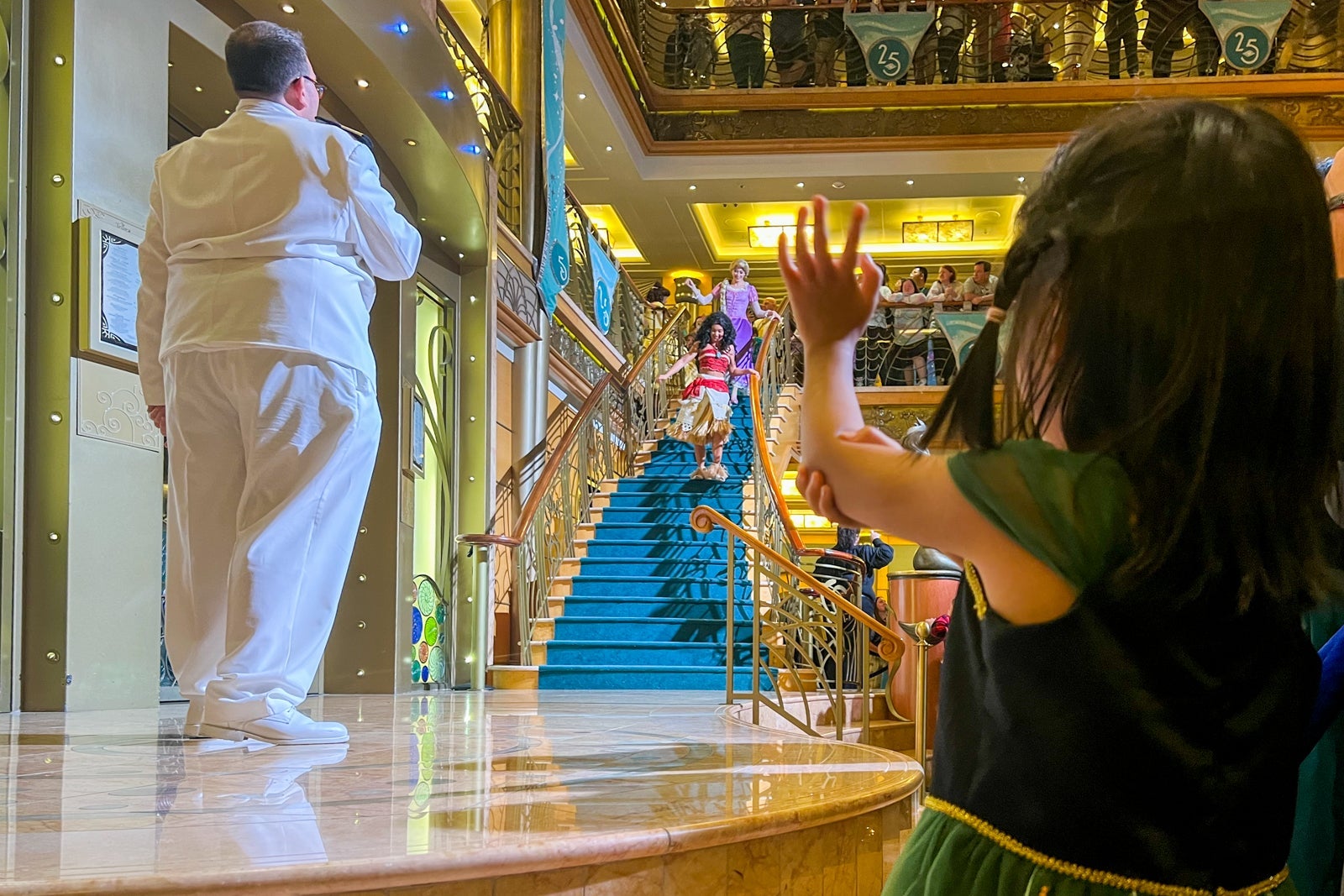 Princesses on Disney Wonder