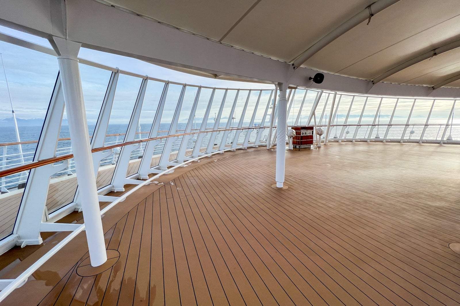 Viewing area on Disney Wonder.