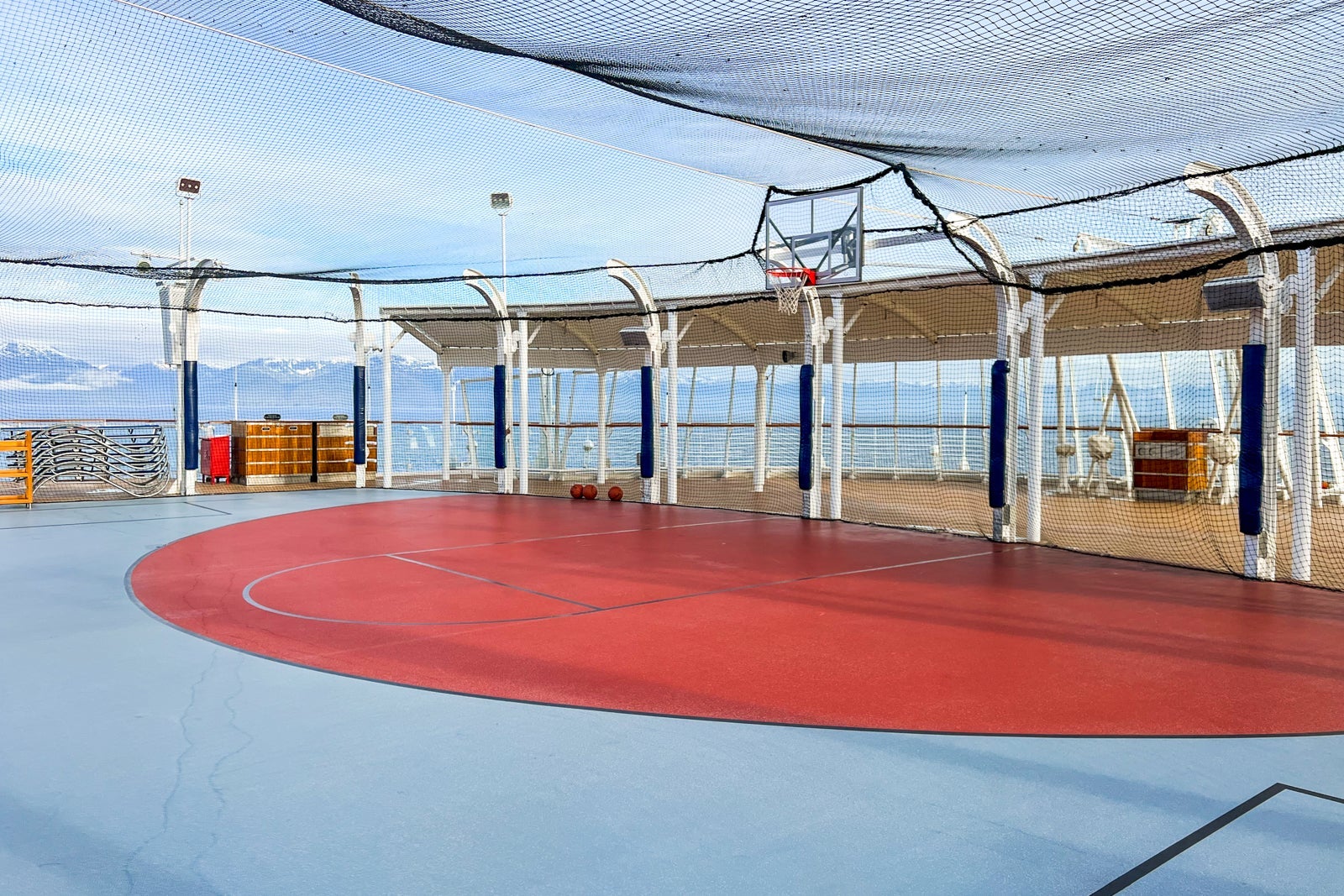 Basketball on Disney Wonder