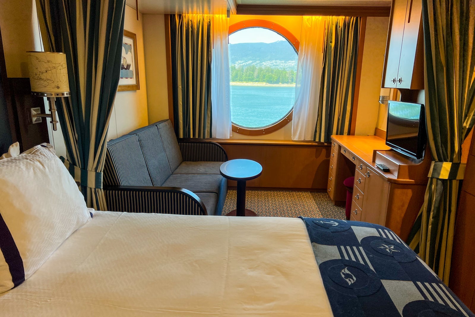 Oceanview cabin on Disney Wonder