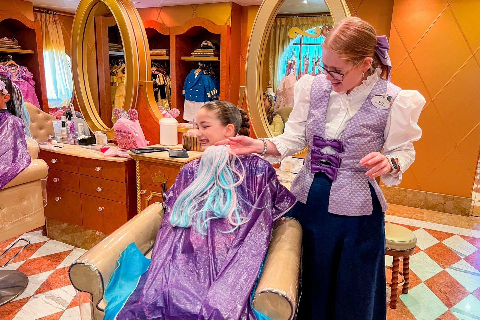 Princess makeovers at Bibbity Bobbity Boutique