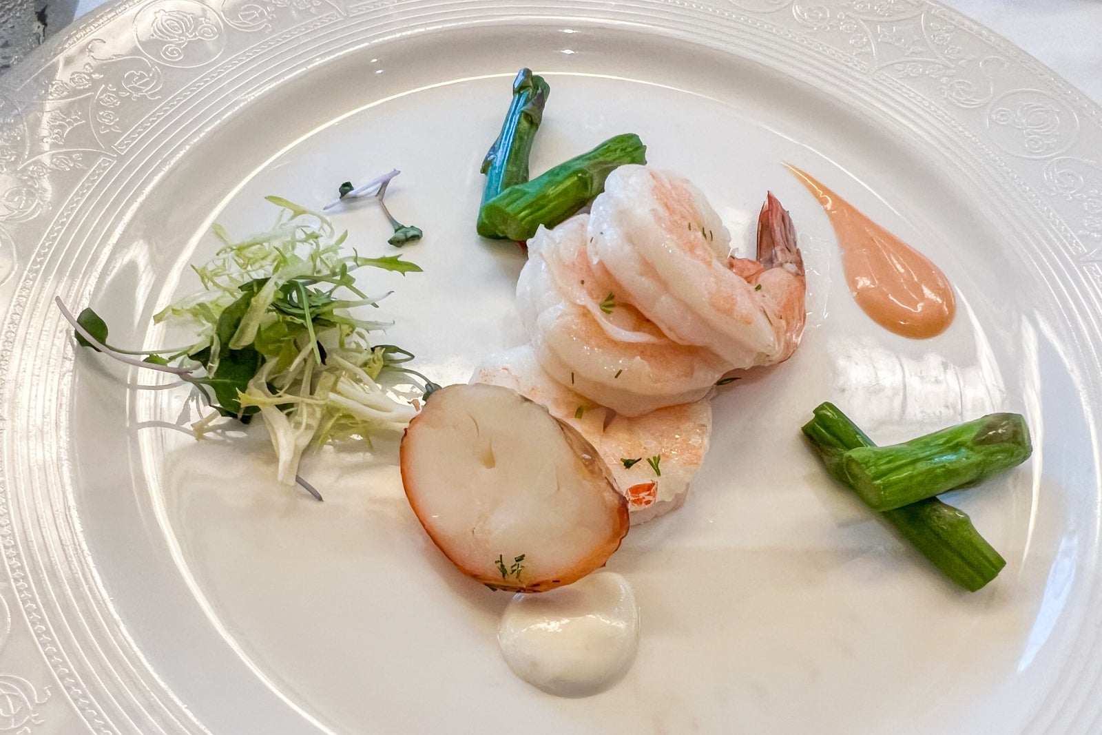 Shrimp appetizer at Triton's