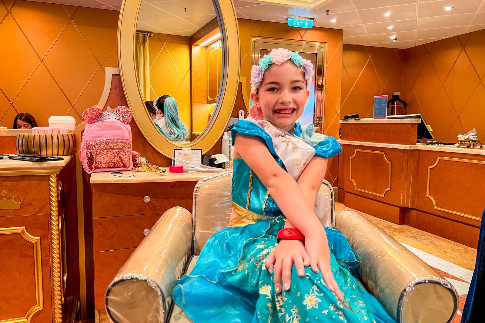 Princess makeovers at Bibbity Bobbity Boutique