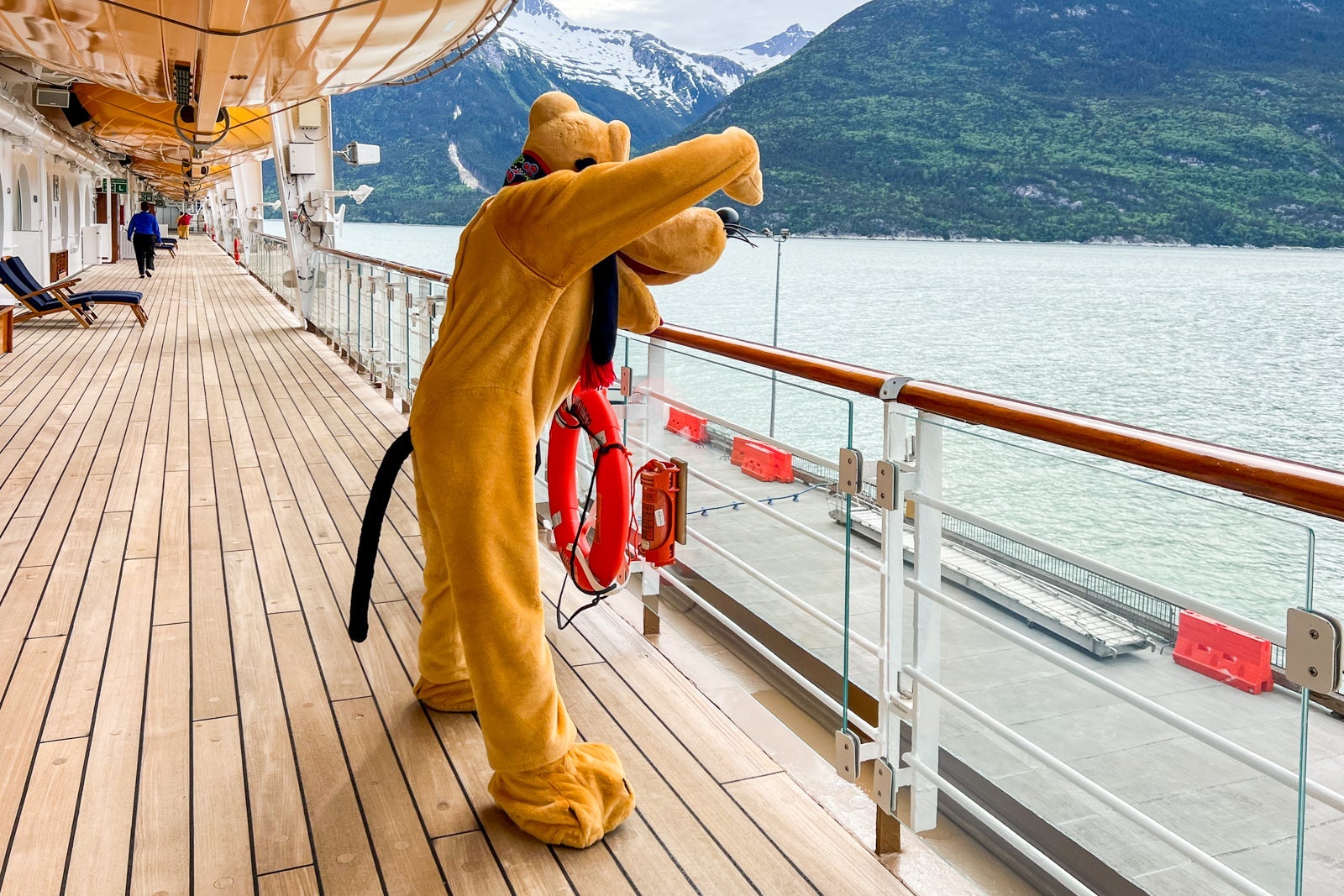 Pluto on Disney Wonder in Alaska.