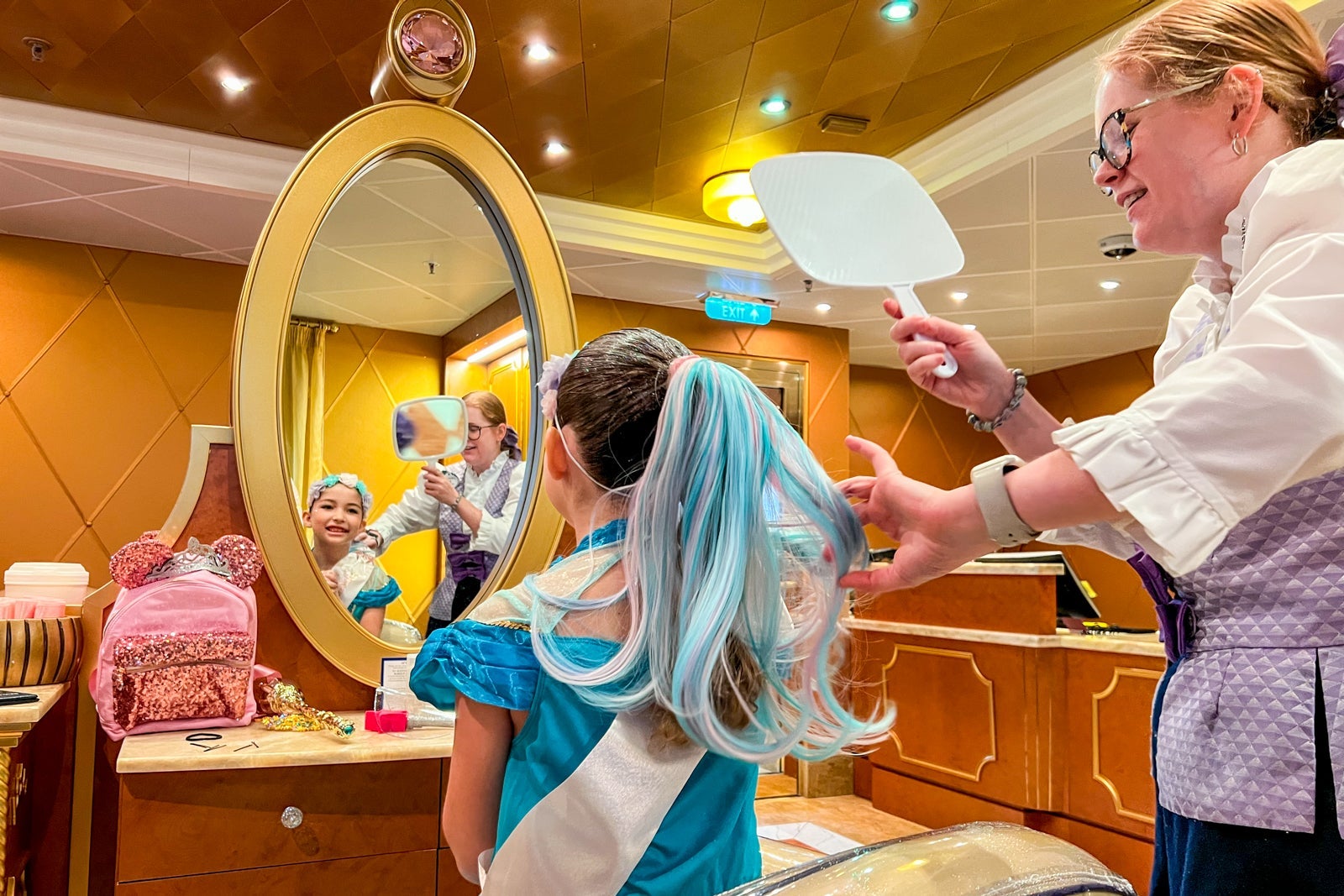 Princess makeovers at Bibbity Bobbity Boutique