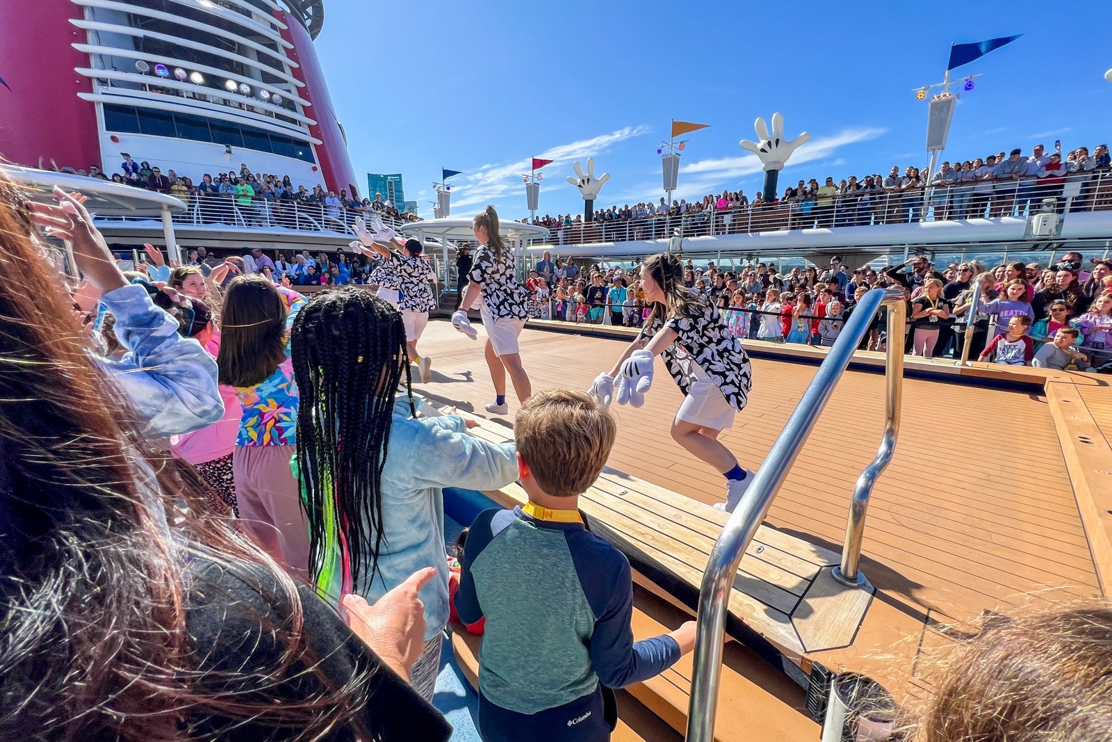 On-deck Sail Away Party