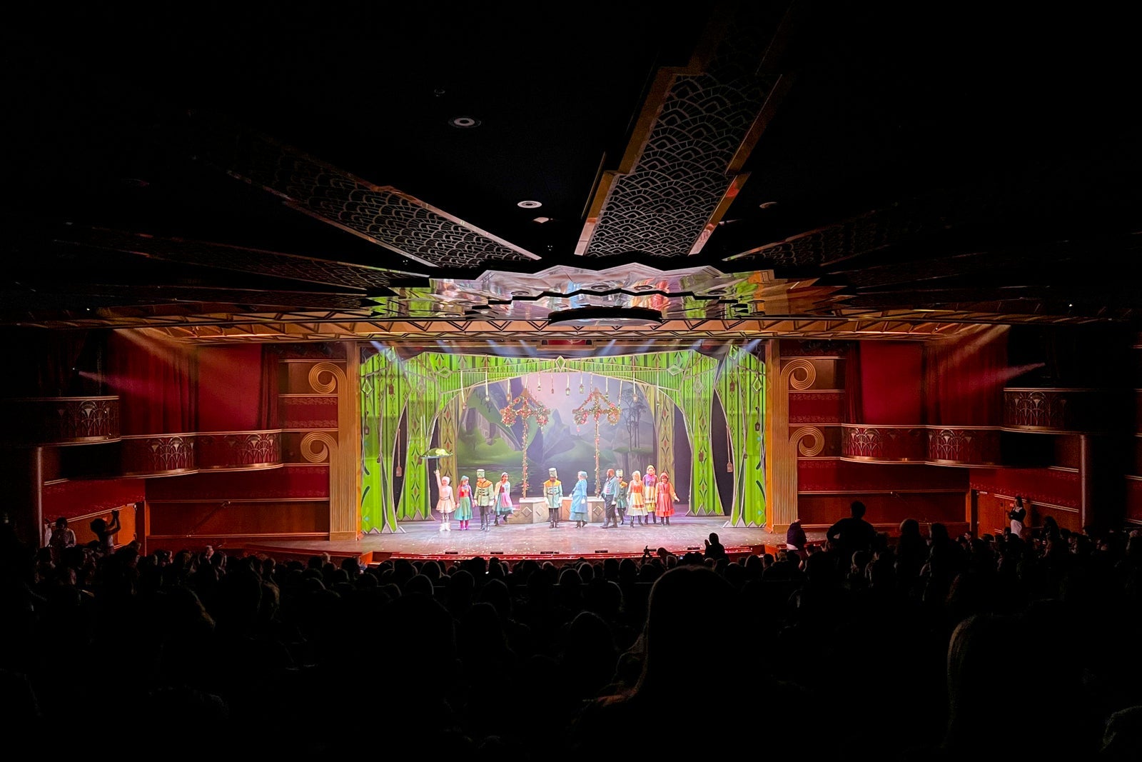Nighttime show on Disney Wonder