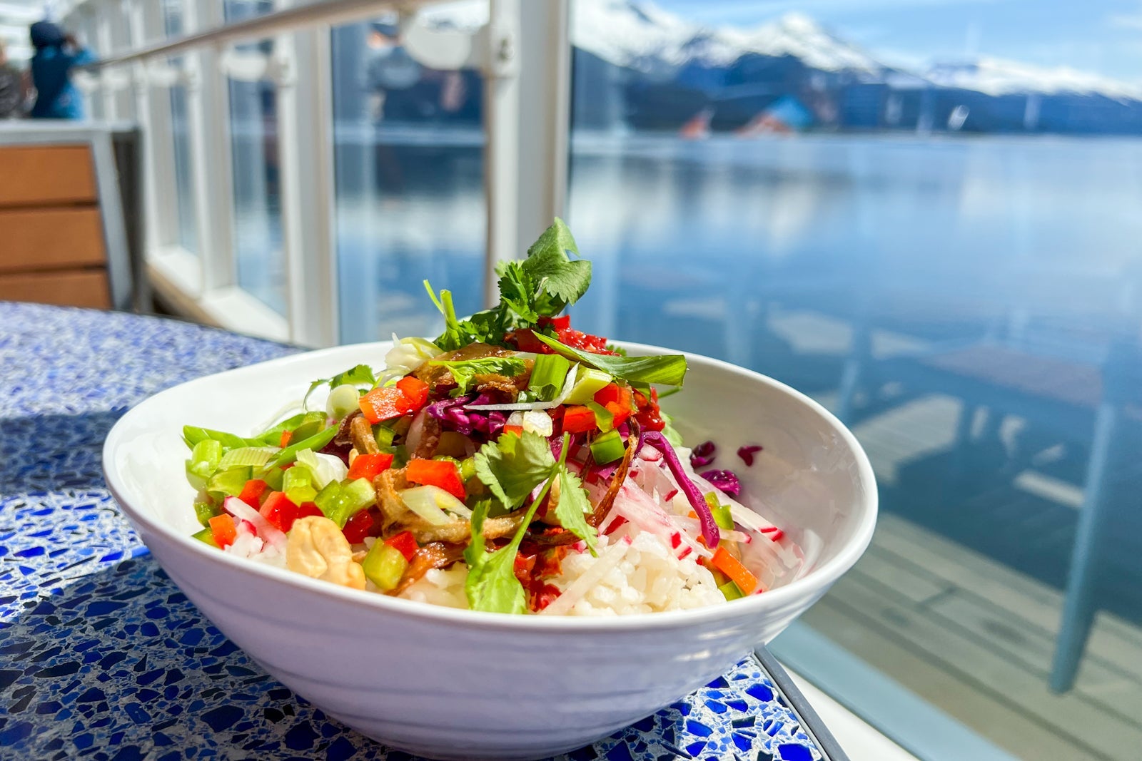 On deck food on Disney Wonder