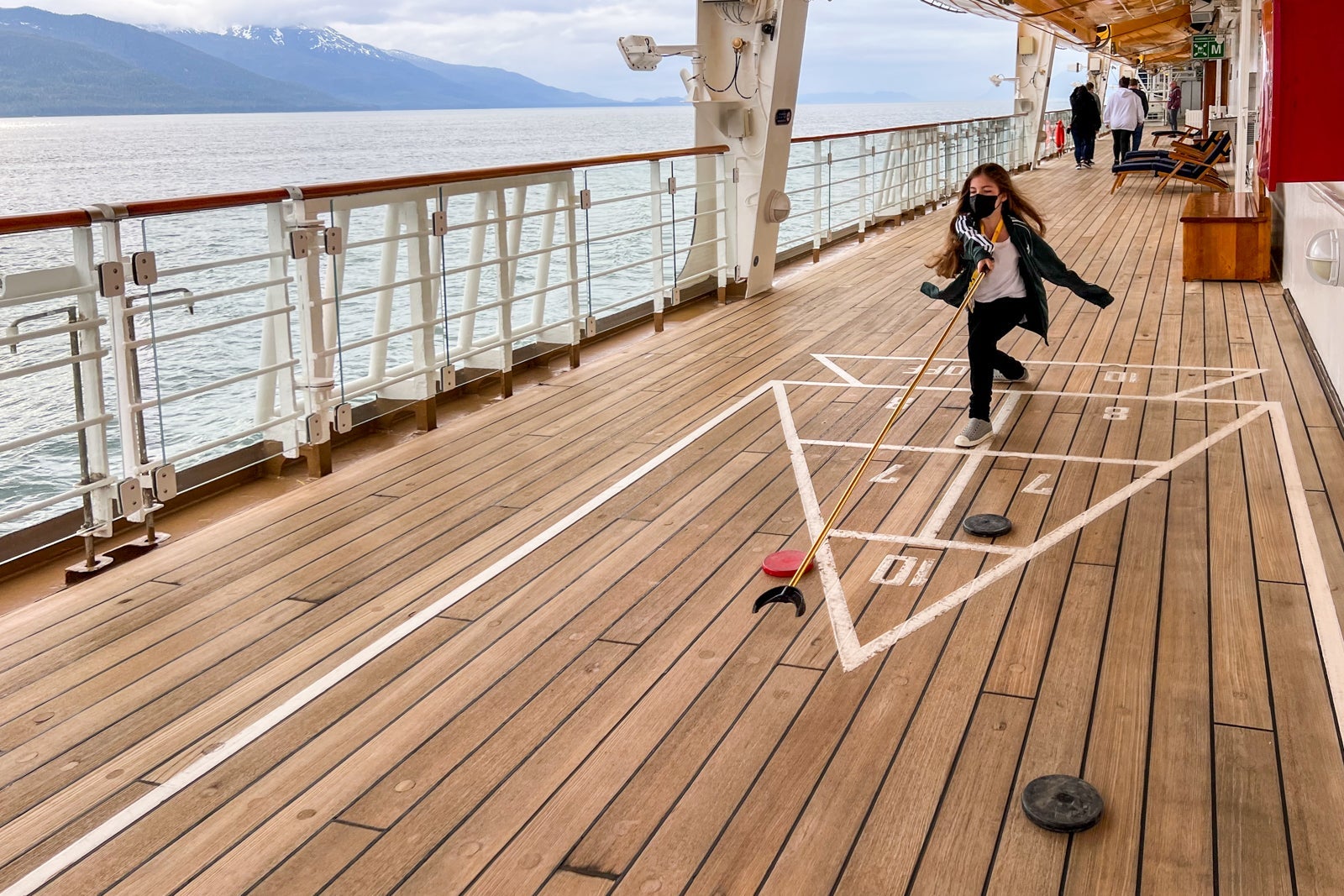 Shuffle board on Disney Wonder