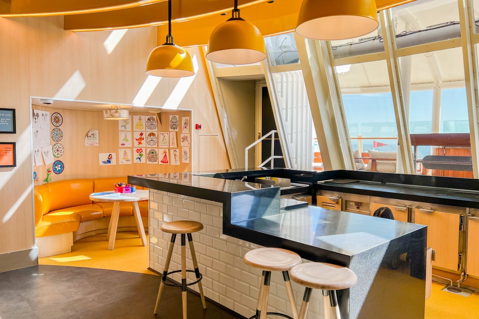 Vibe teen club on Disney Wonder.