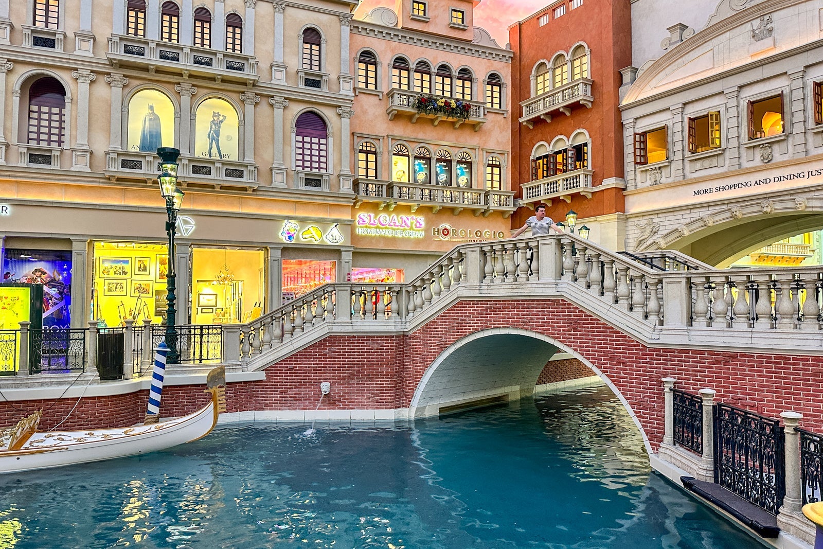 Venetian Canals at The Venetian Resort in Las Vegas