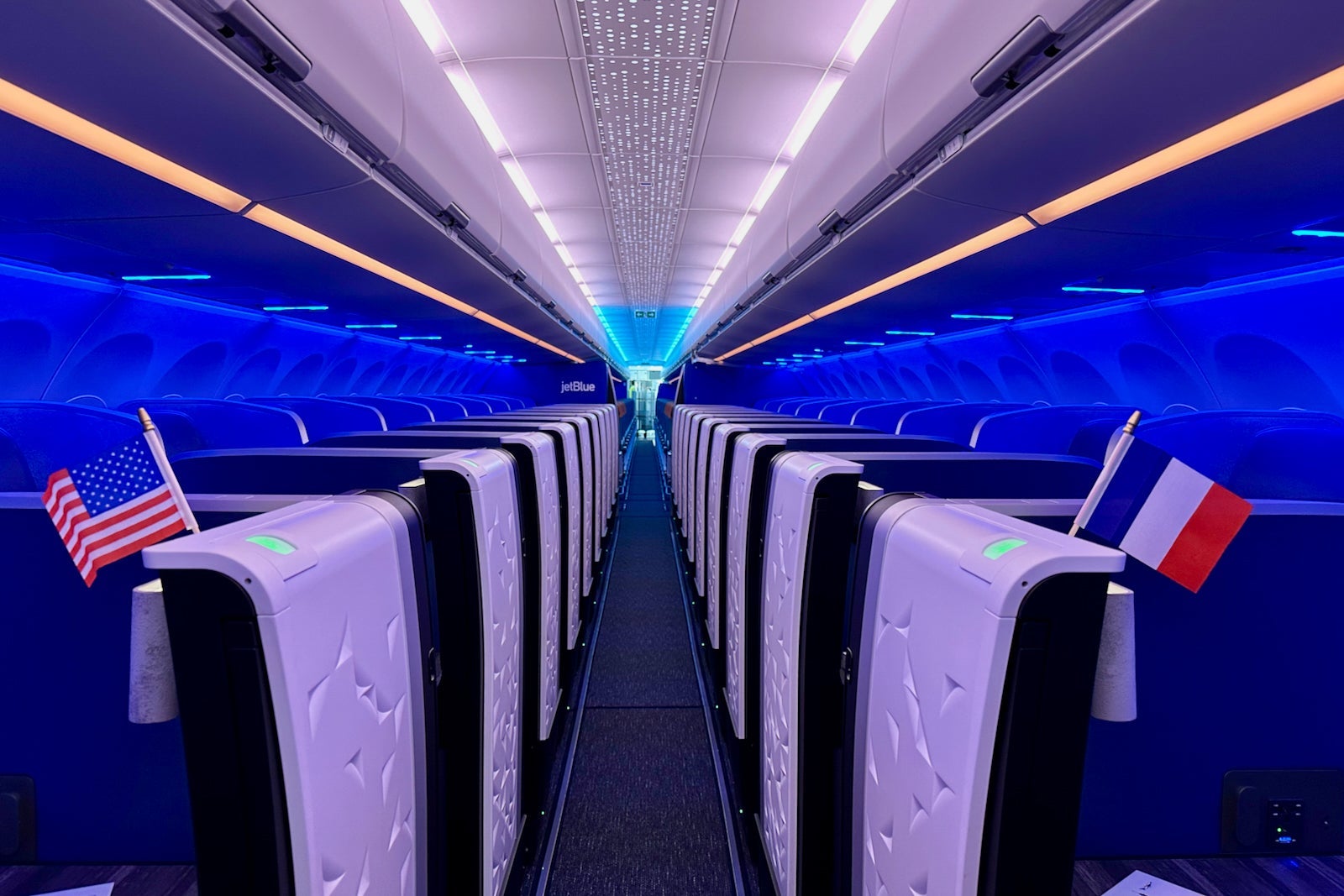 JetBlue Paris CDG Inaugural A321LR Mint Core