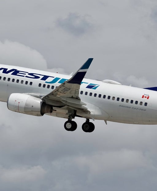 westjet plane