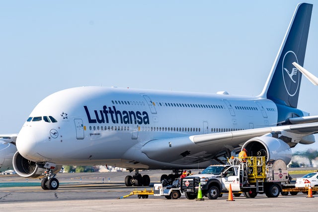 Lufthansa A380 Return to Service Boston-3