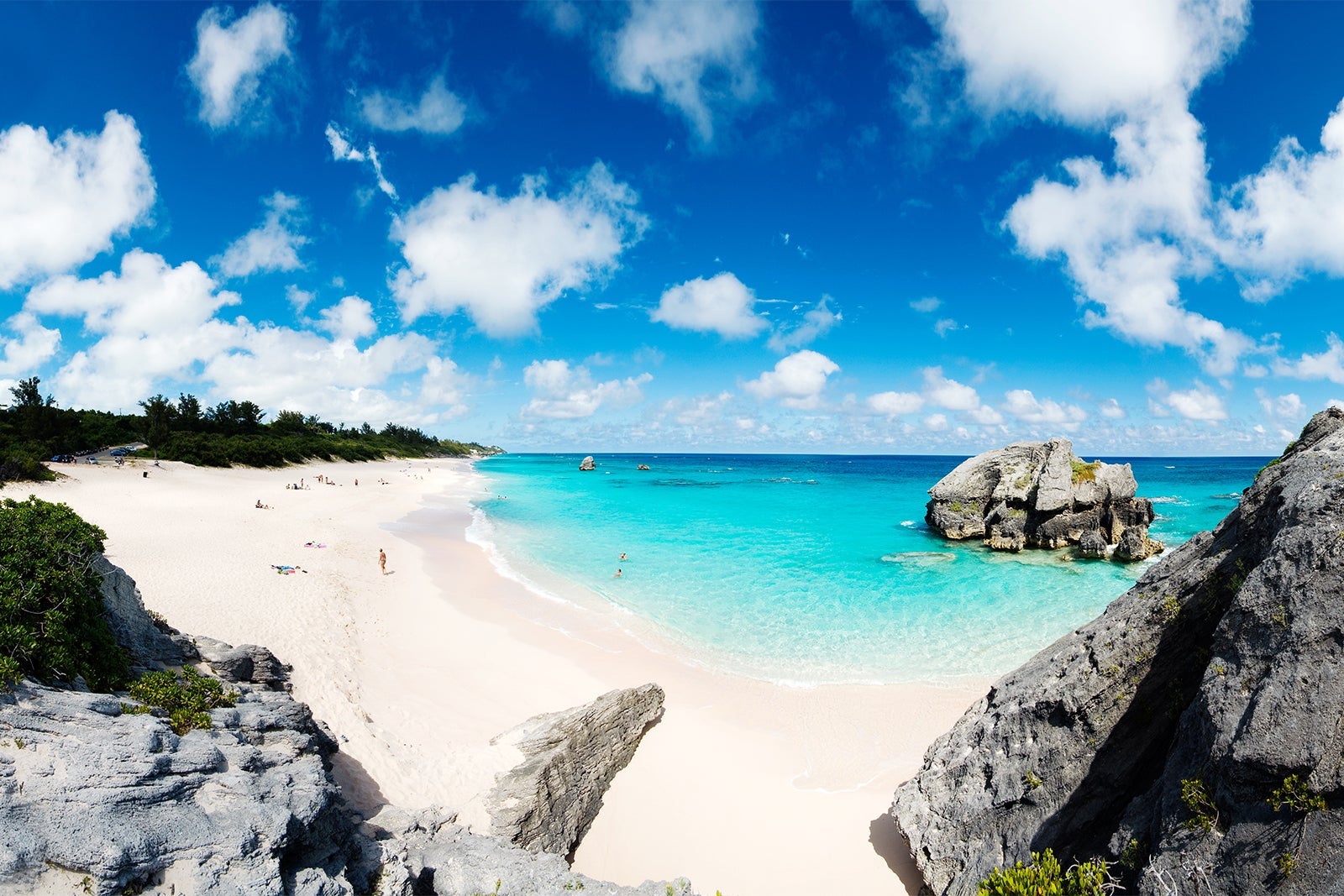 Warwick Beach in Bermuda.