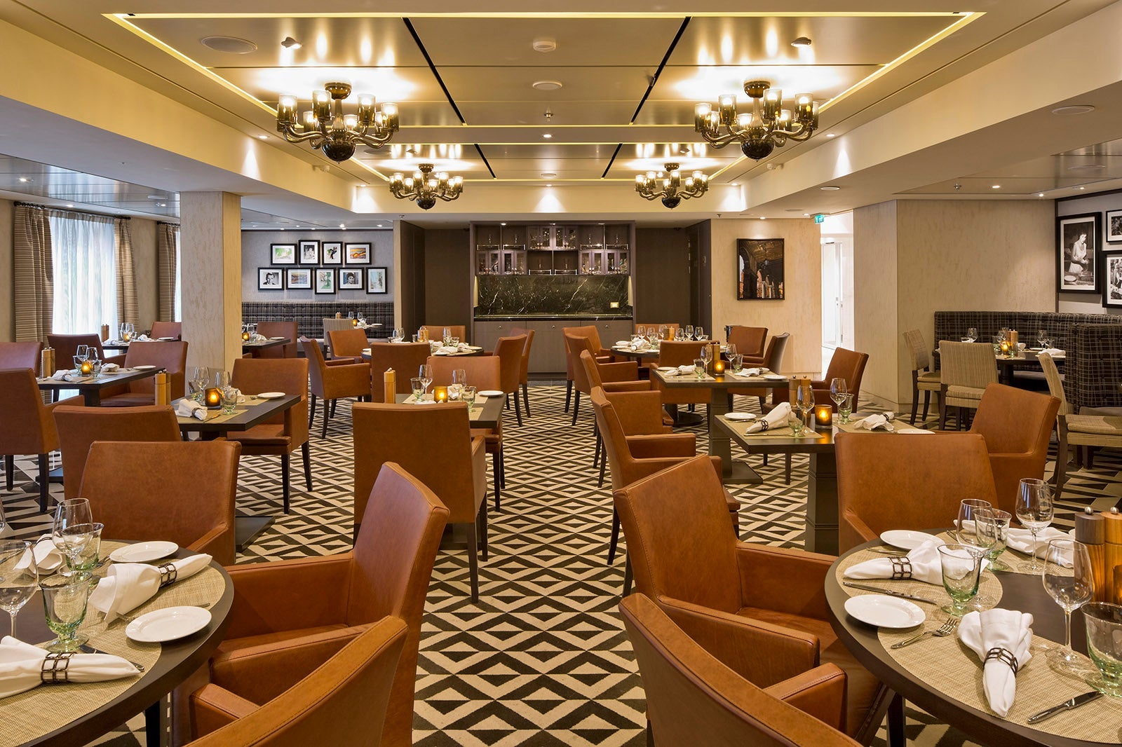 Italian restaurant on Viking cruise ship