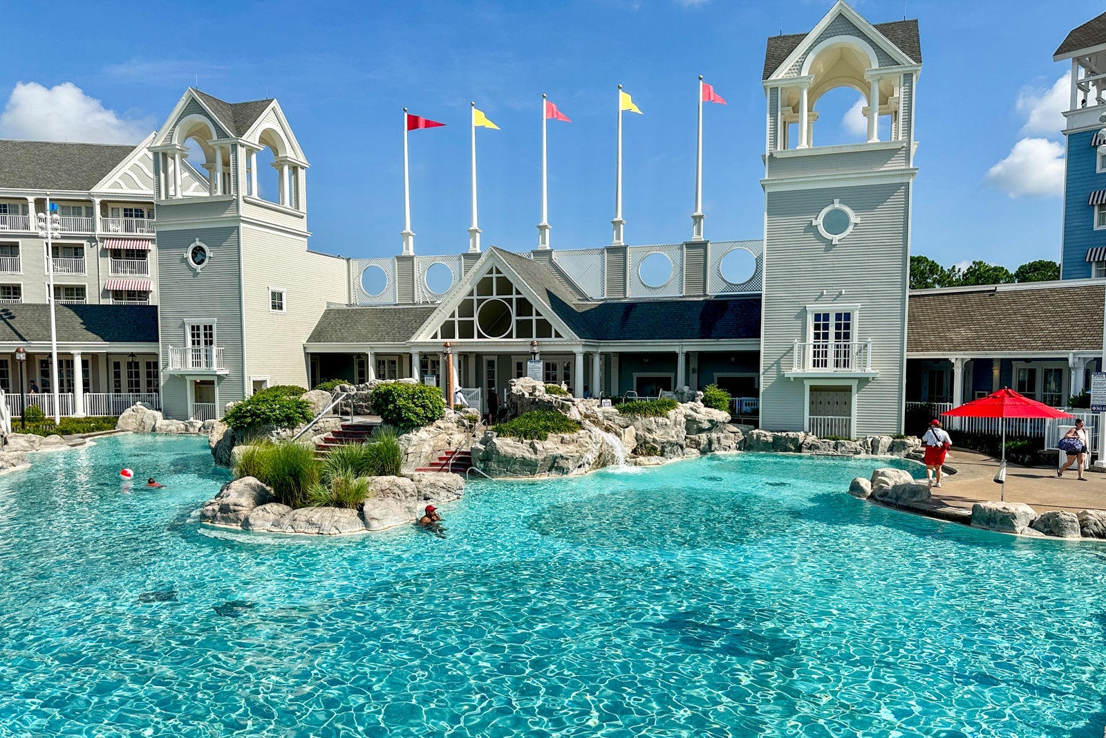 Disney's Beach Club Resort Stormalong Bay pool.