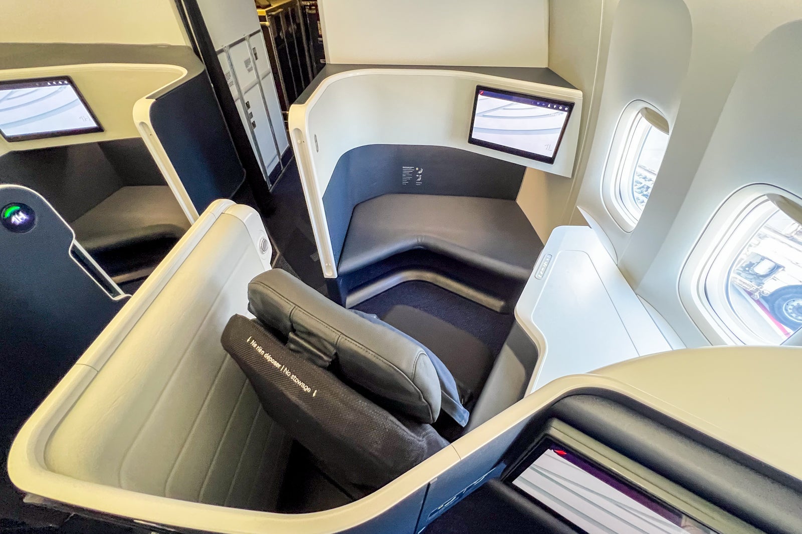 Air France Business class Bulkhead seat