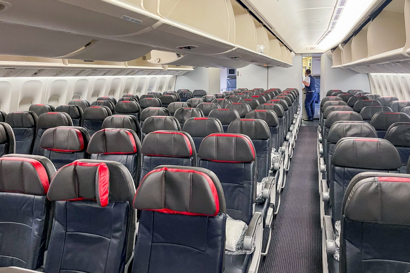 American Airlines Boeing 777-300ER economy cabin