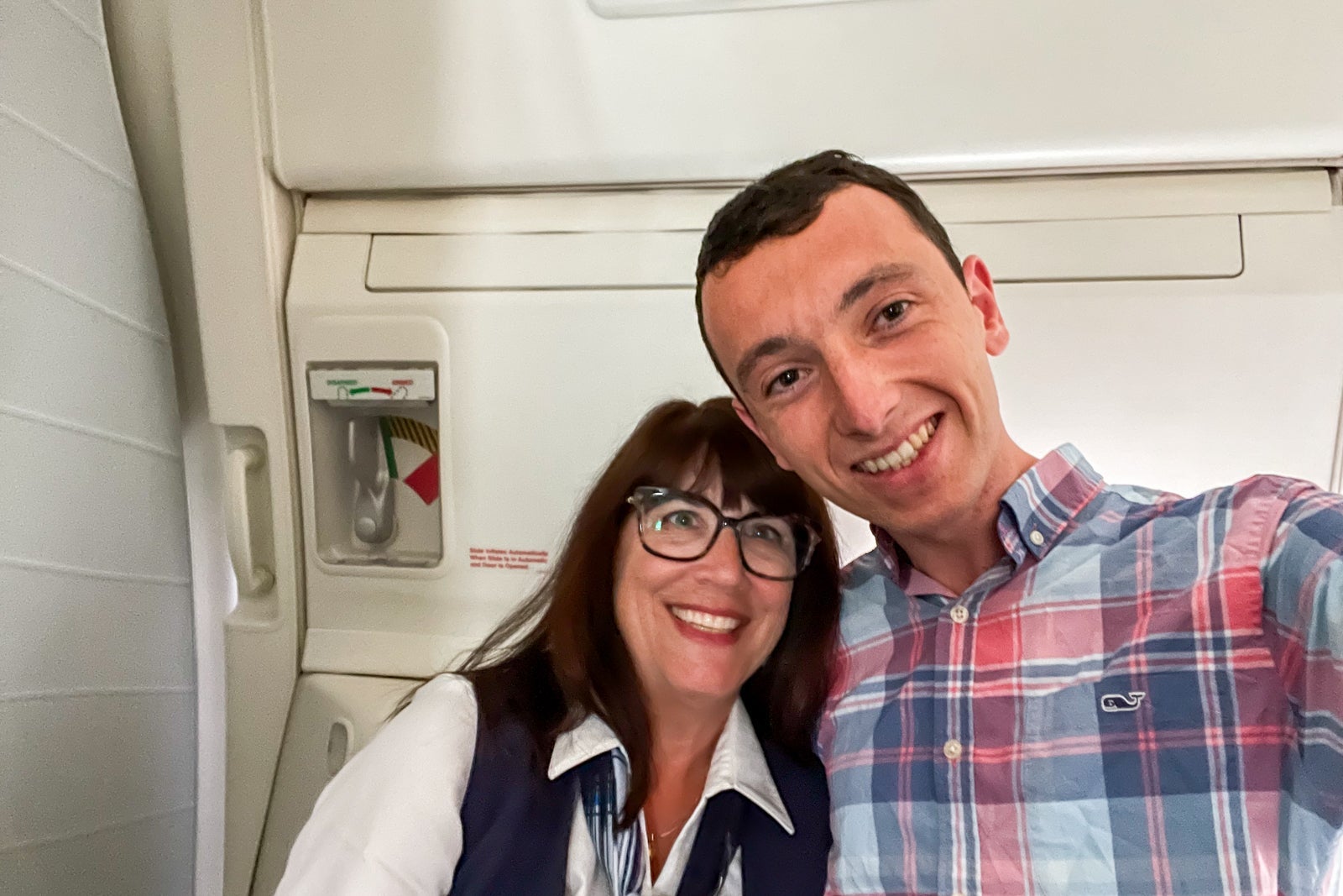 American Airlines flight attendant