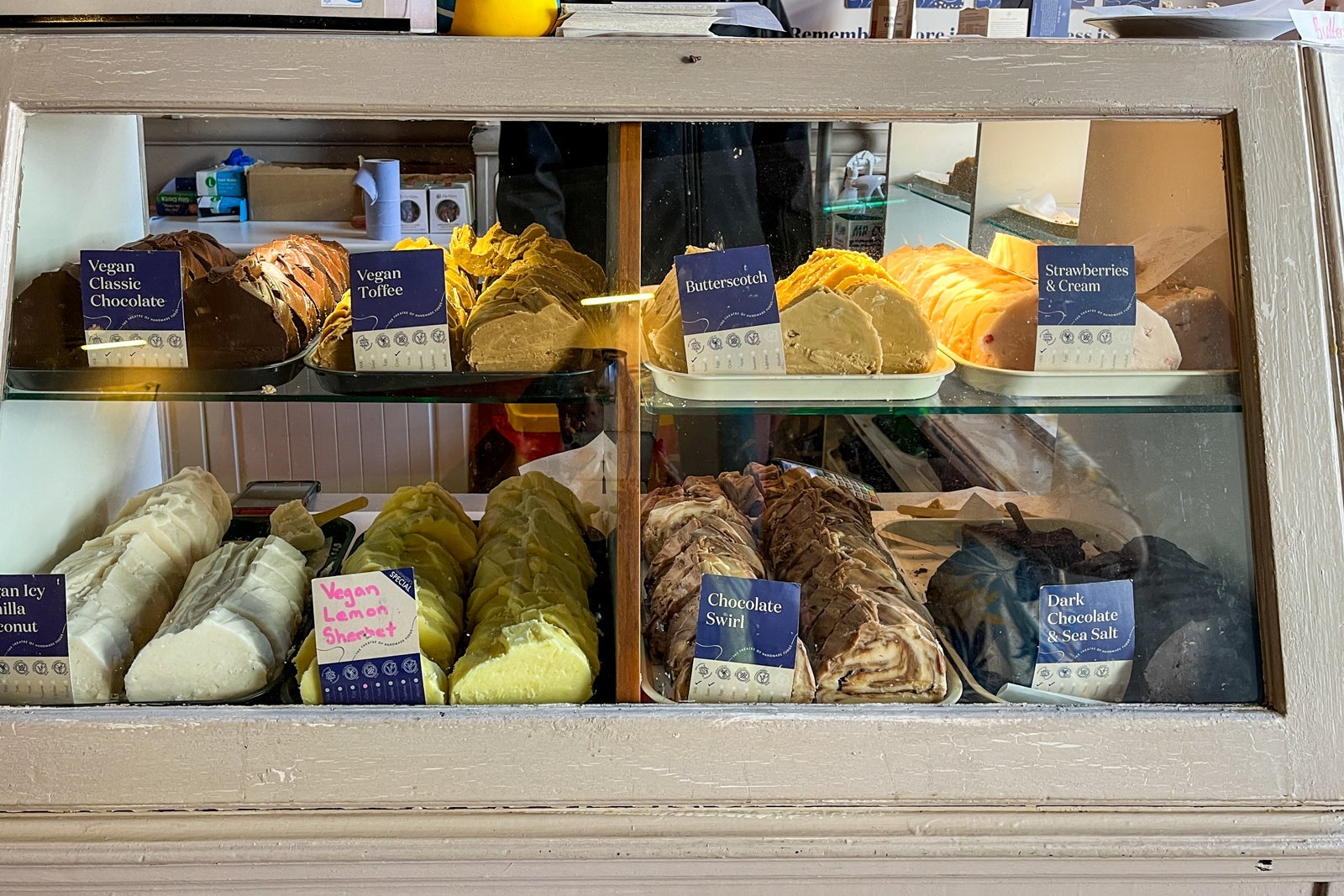 Fudge shop in Edinburgh Scotland