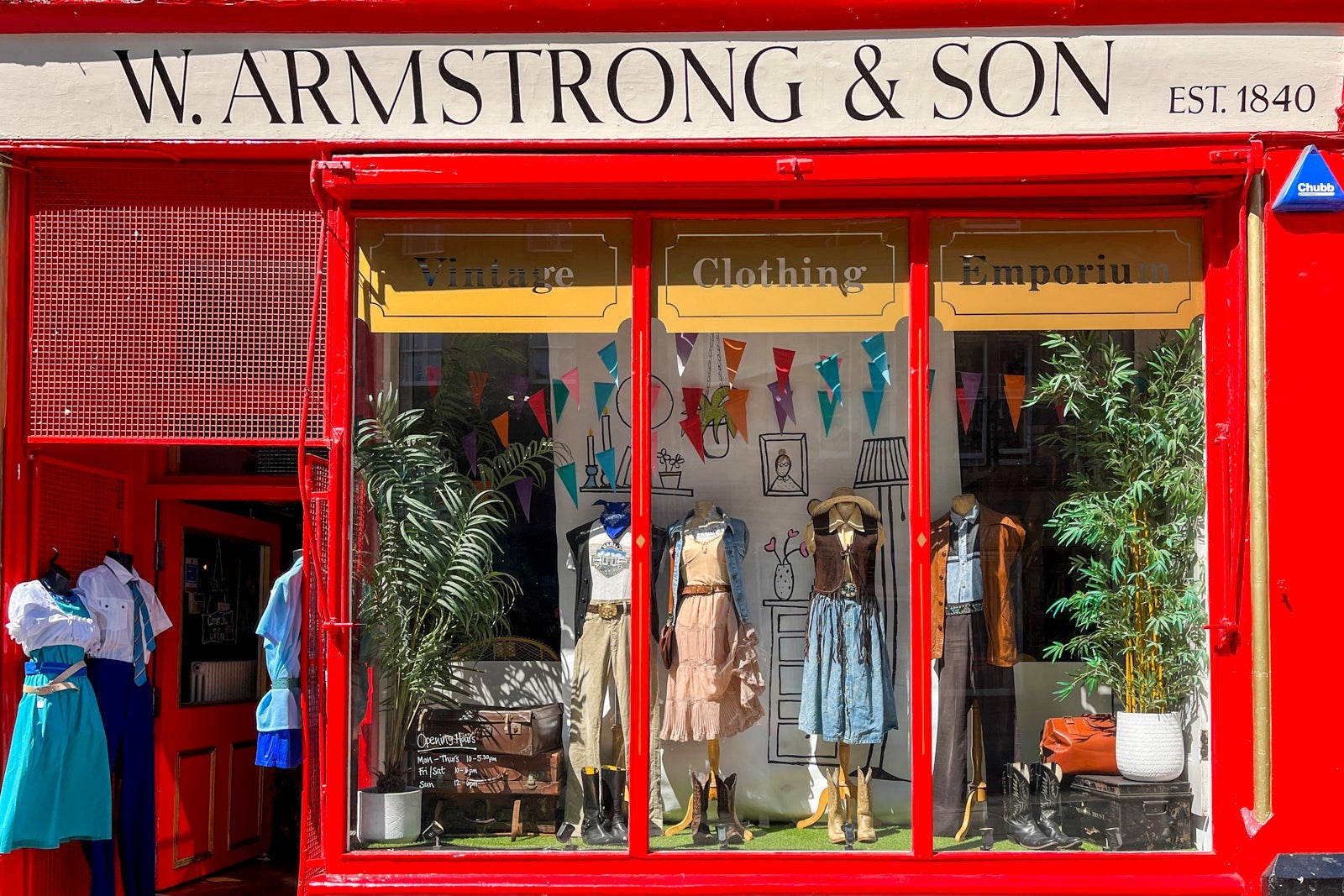 Vintage thrift store Edinburgh