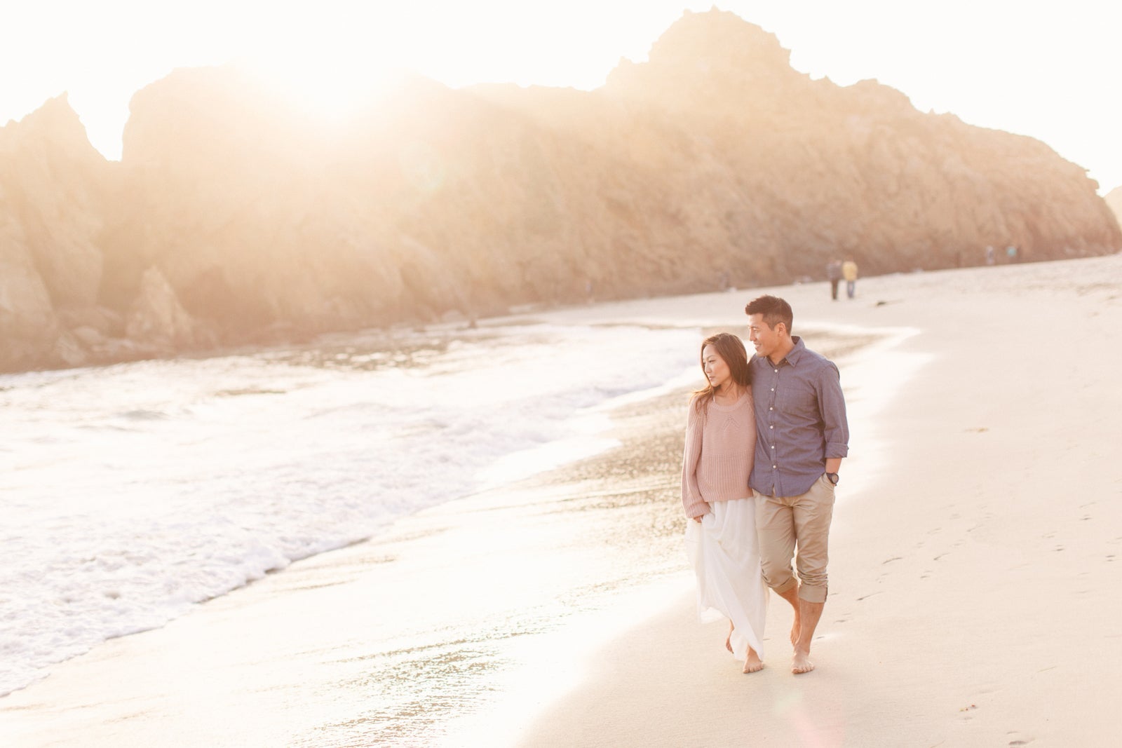 couple on the beach