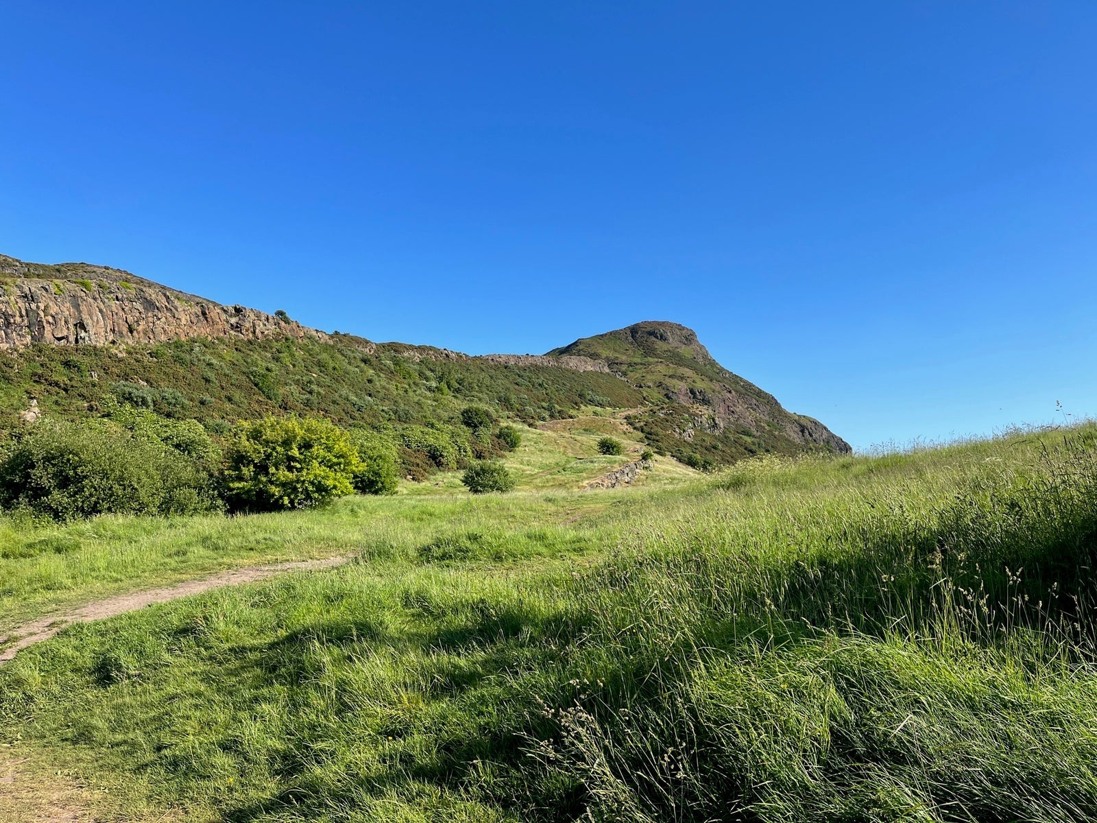 Climbing Arthur's Seat in Edinburgh