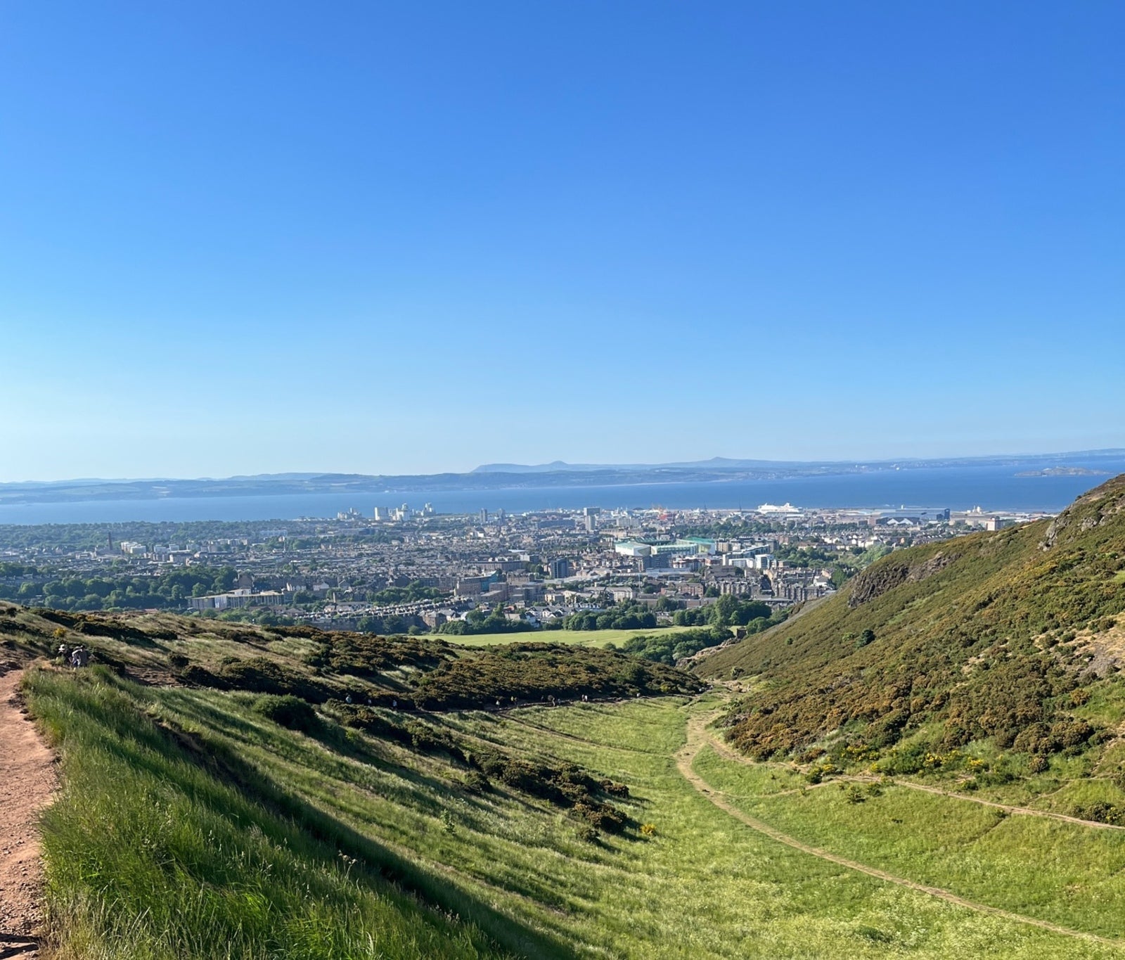 Climbing Arthurs Seat in Scotland