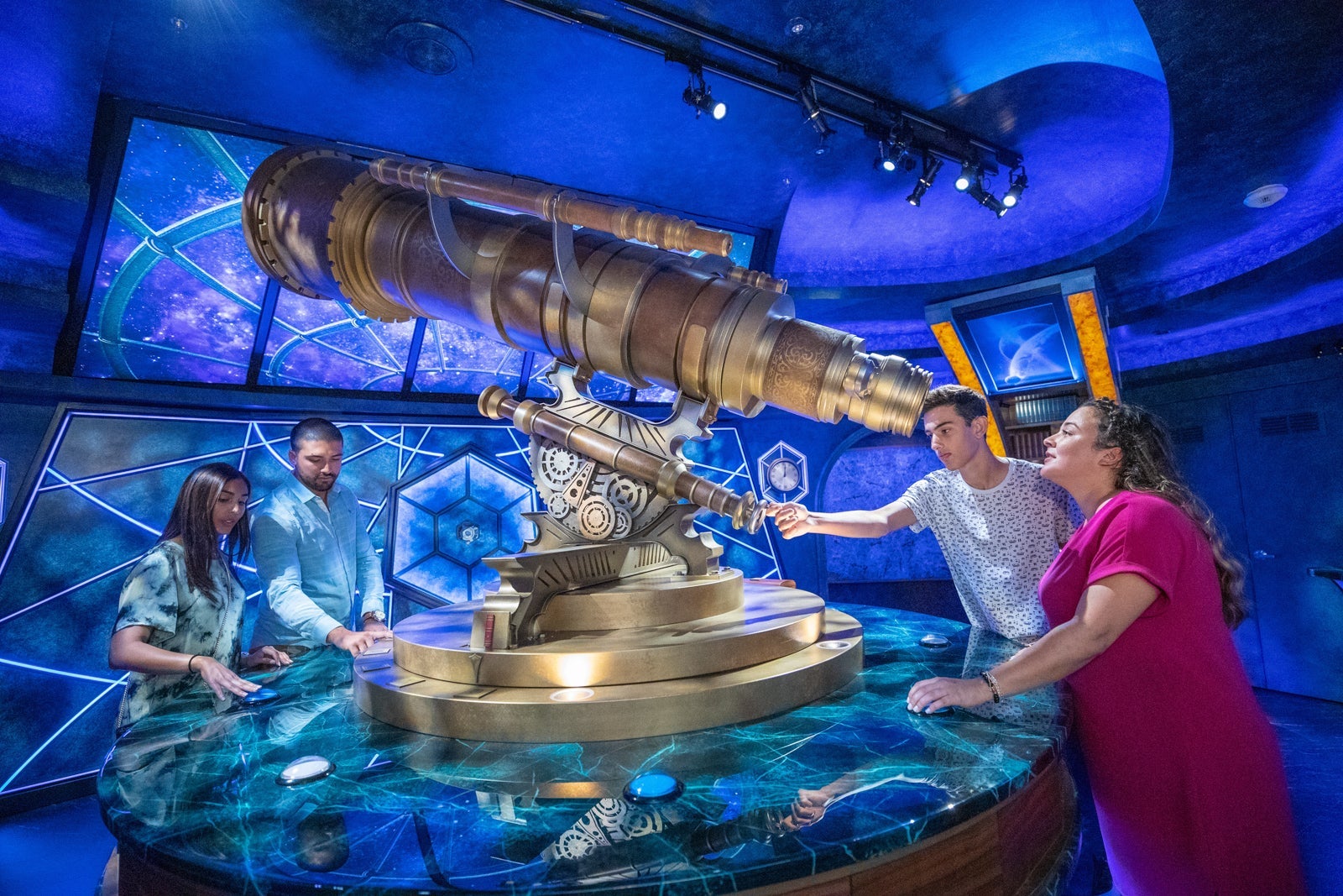 Four people in an escape room