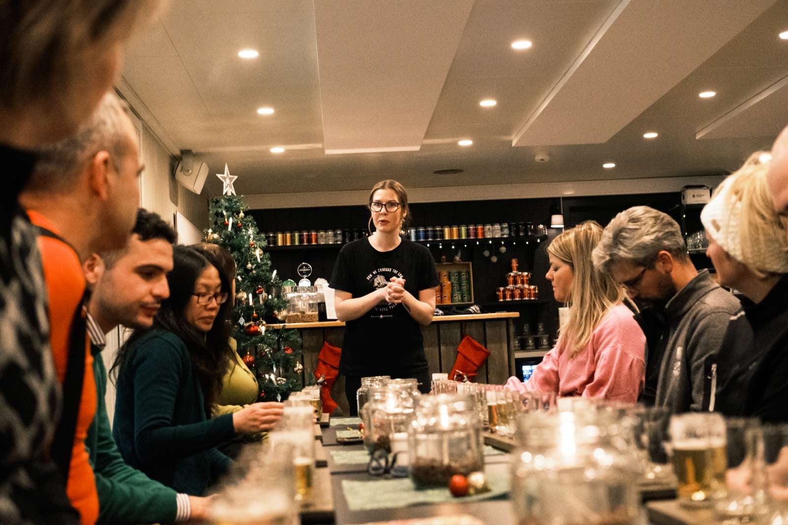 Beer tasting at Svalbard Brewery